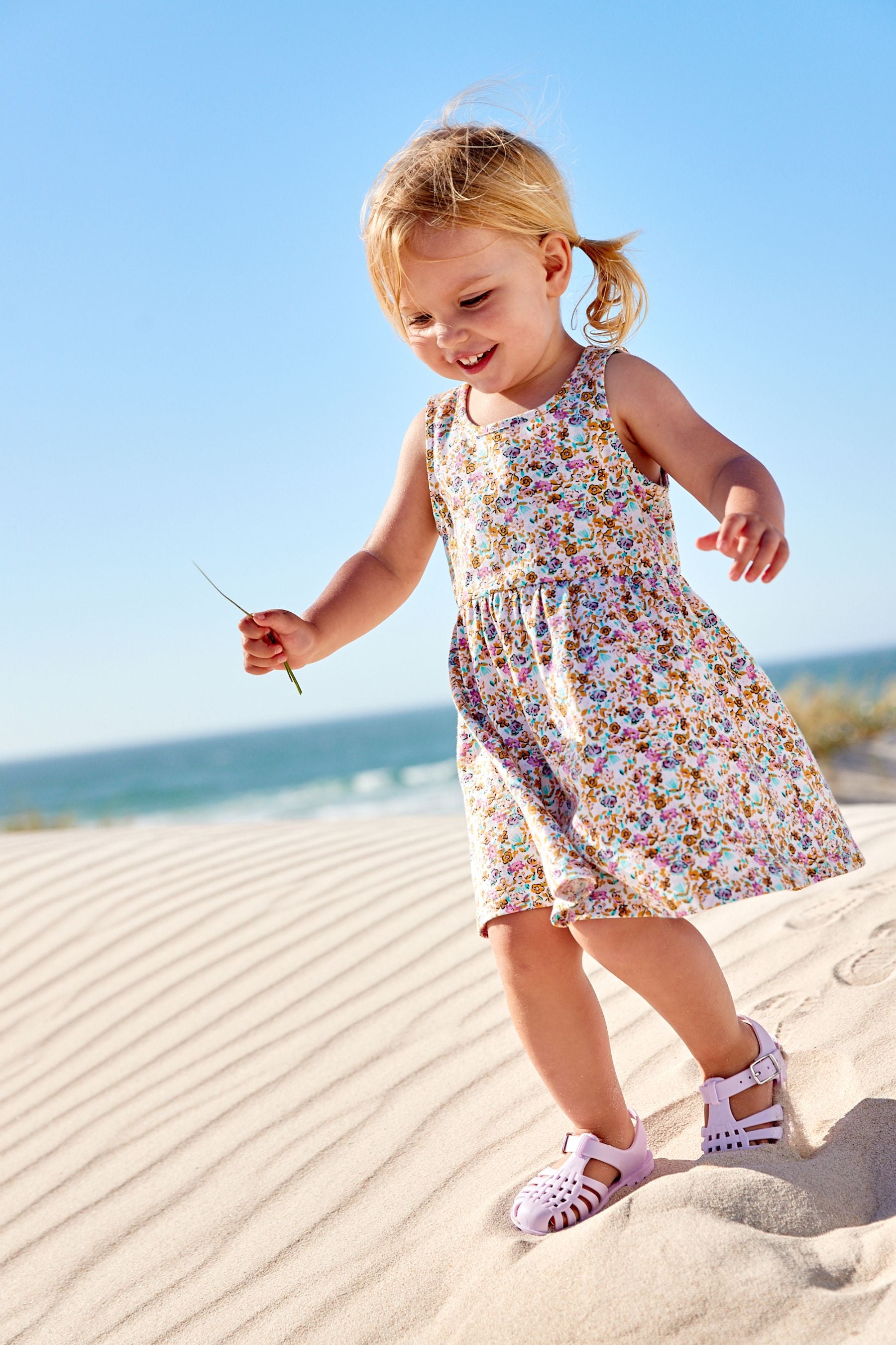 Lilac Purple Sleeveless Jersey Dress (3mths-7yrs)