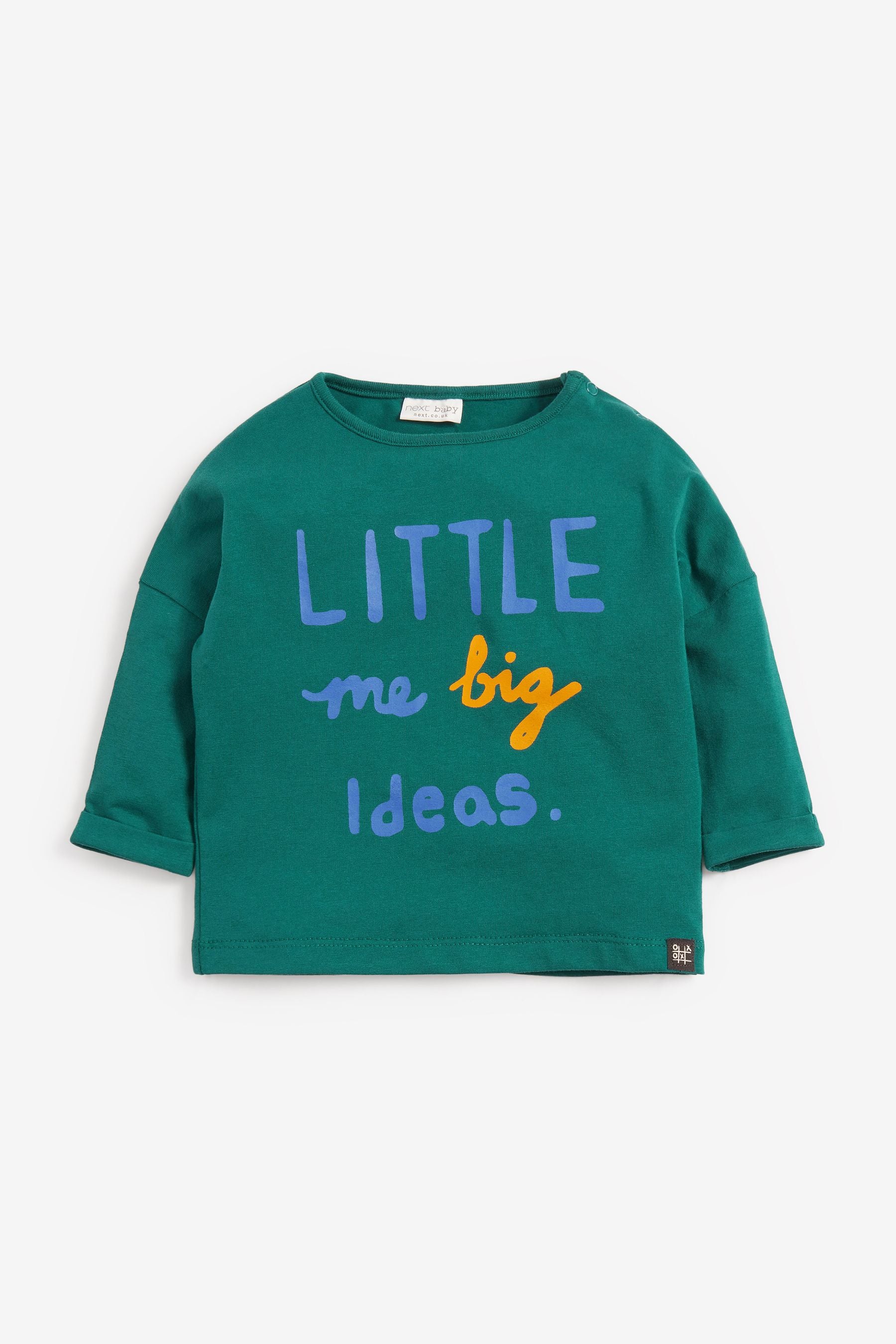 Green Baby 3 Pack Long Sleeve T-Shirts