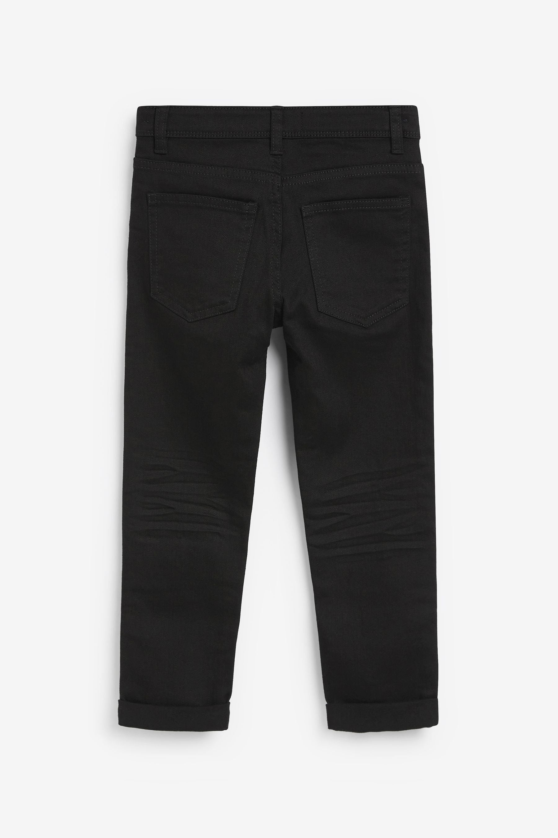 Black Cotton Rich Stretch Jeans (3-17yrs)