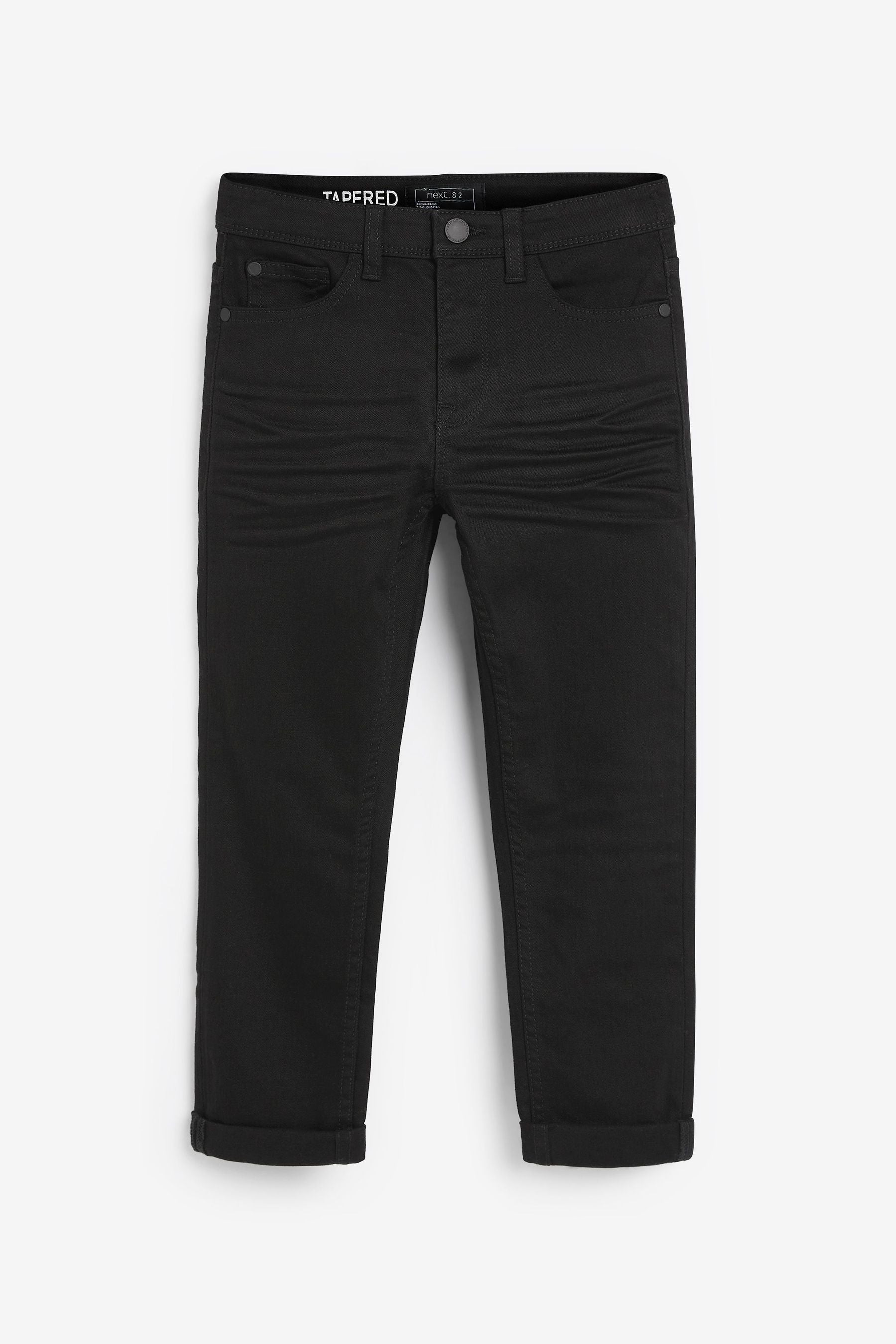 Black Cotton Rich Stretch Jeans (3-17yrs)