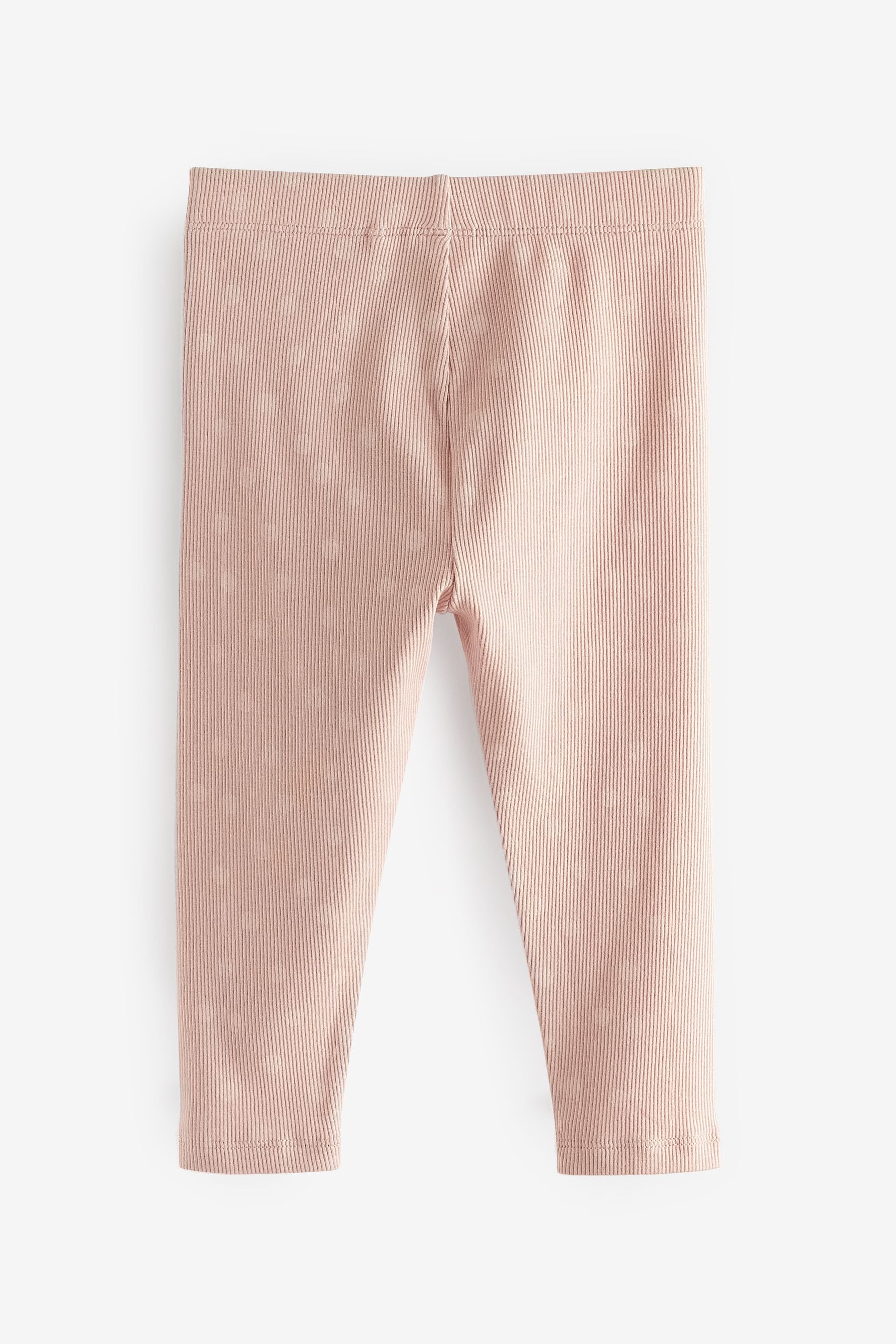 Pale Pink Rib Jersey Leggings 5 Pack (3mths-7yrs)