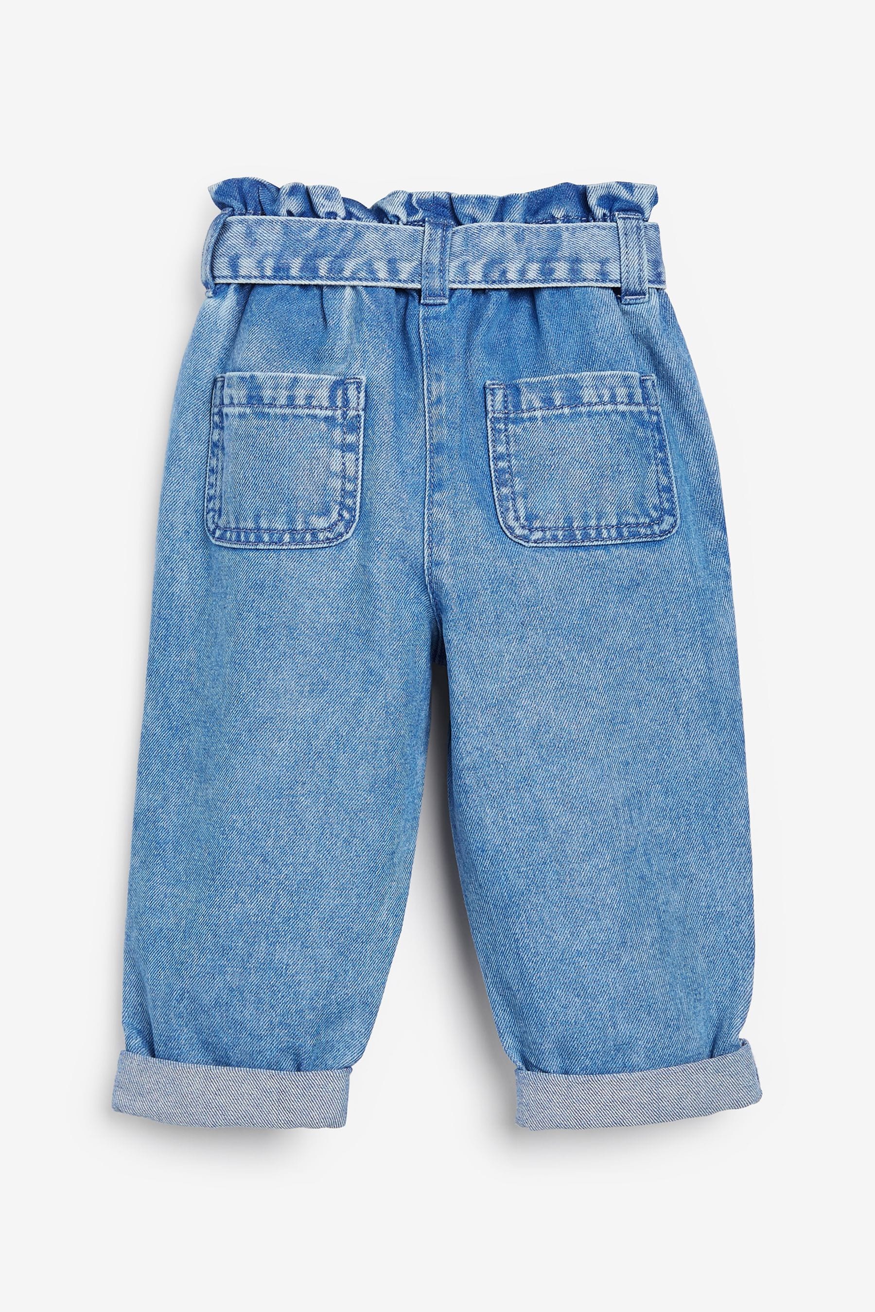 Denim Bright Blue Pull-On Tie Belt Jeans (3mths-7yrs)