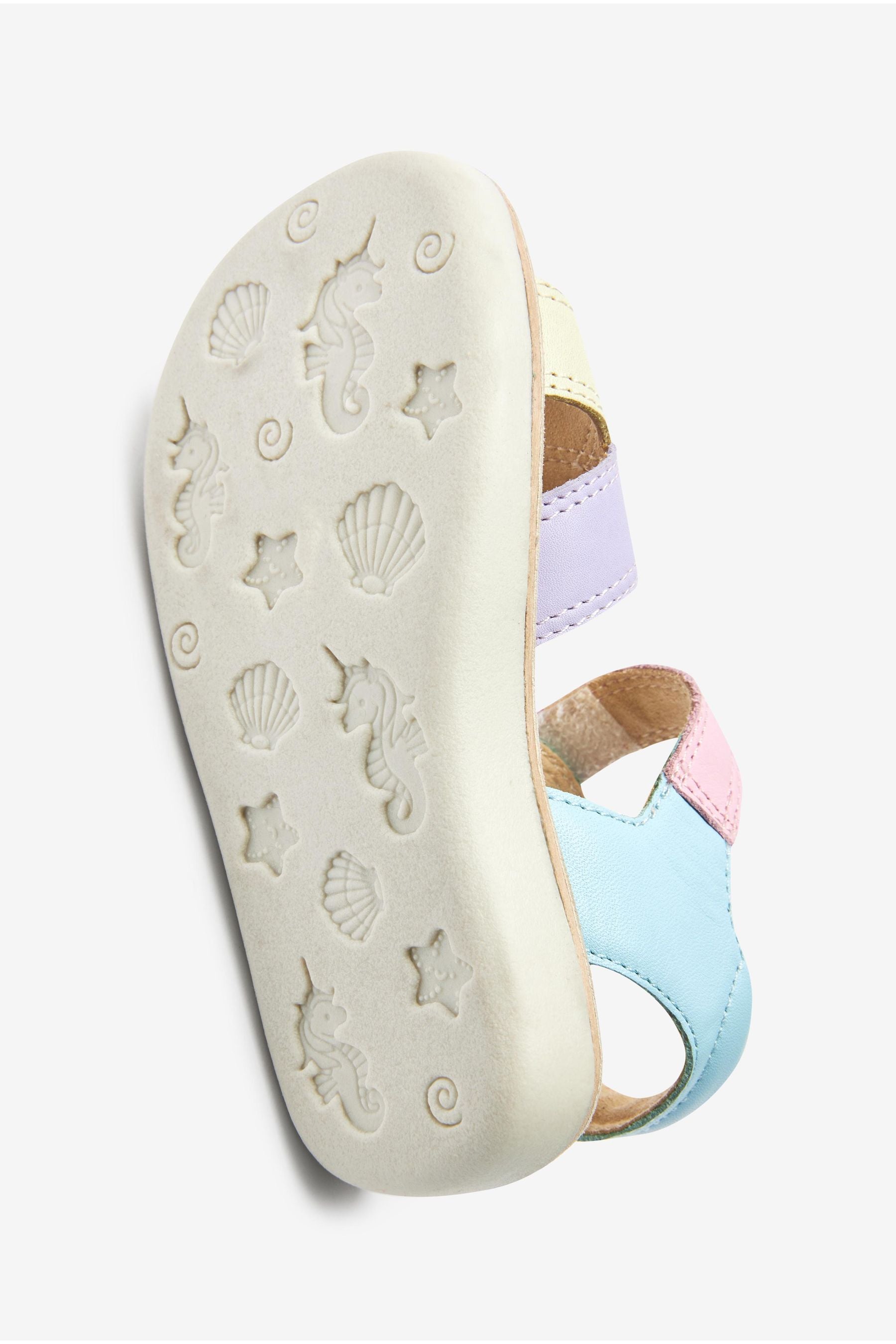 Pastel Leather Little Luxe Sandals