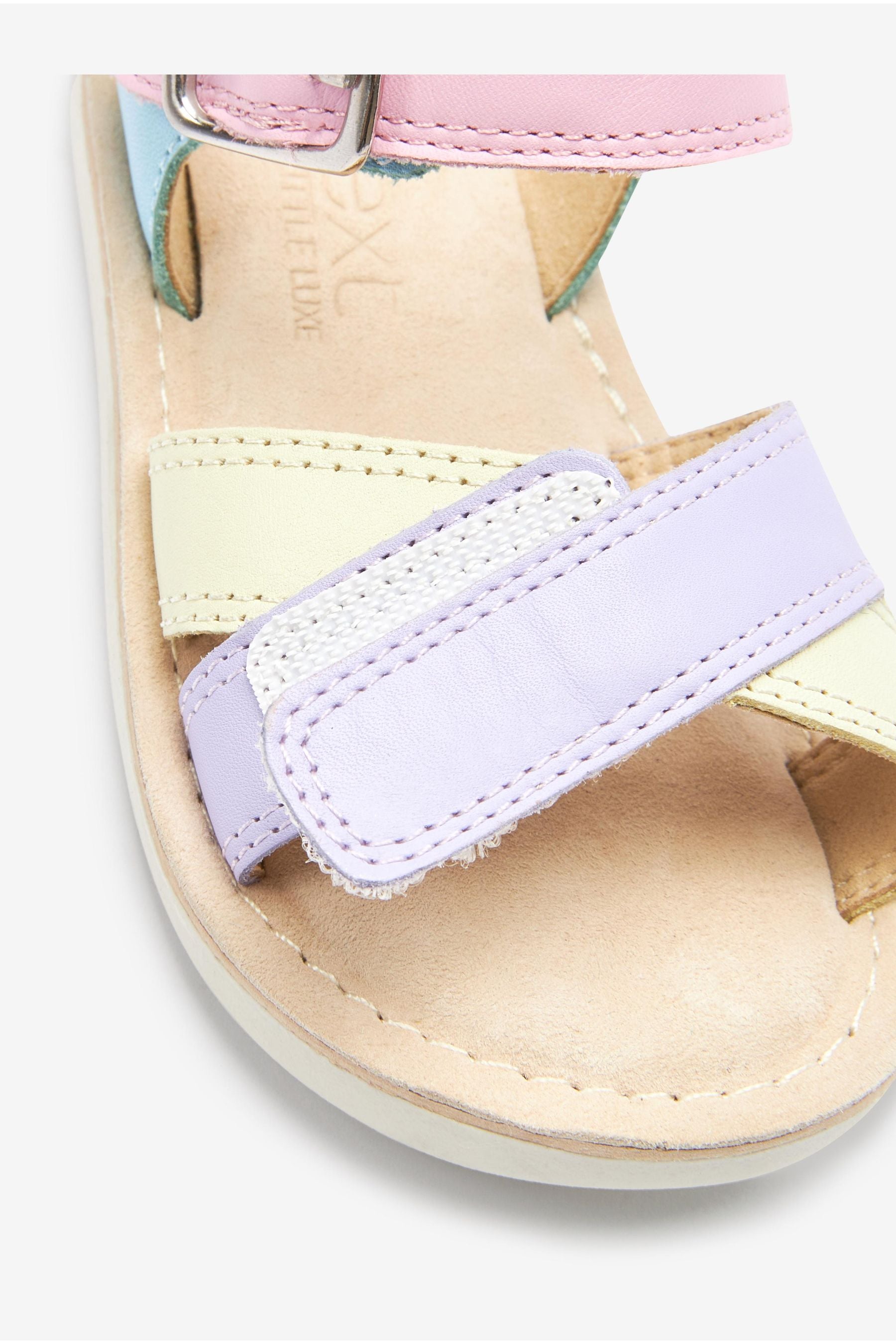 Pastel Leather Little Luxe Sandals