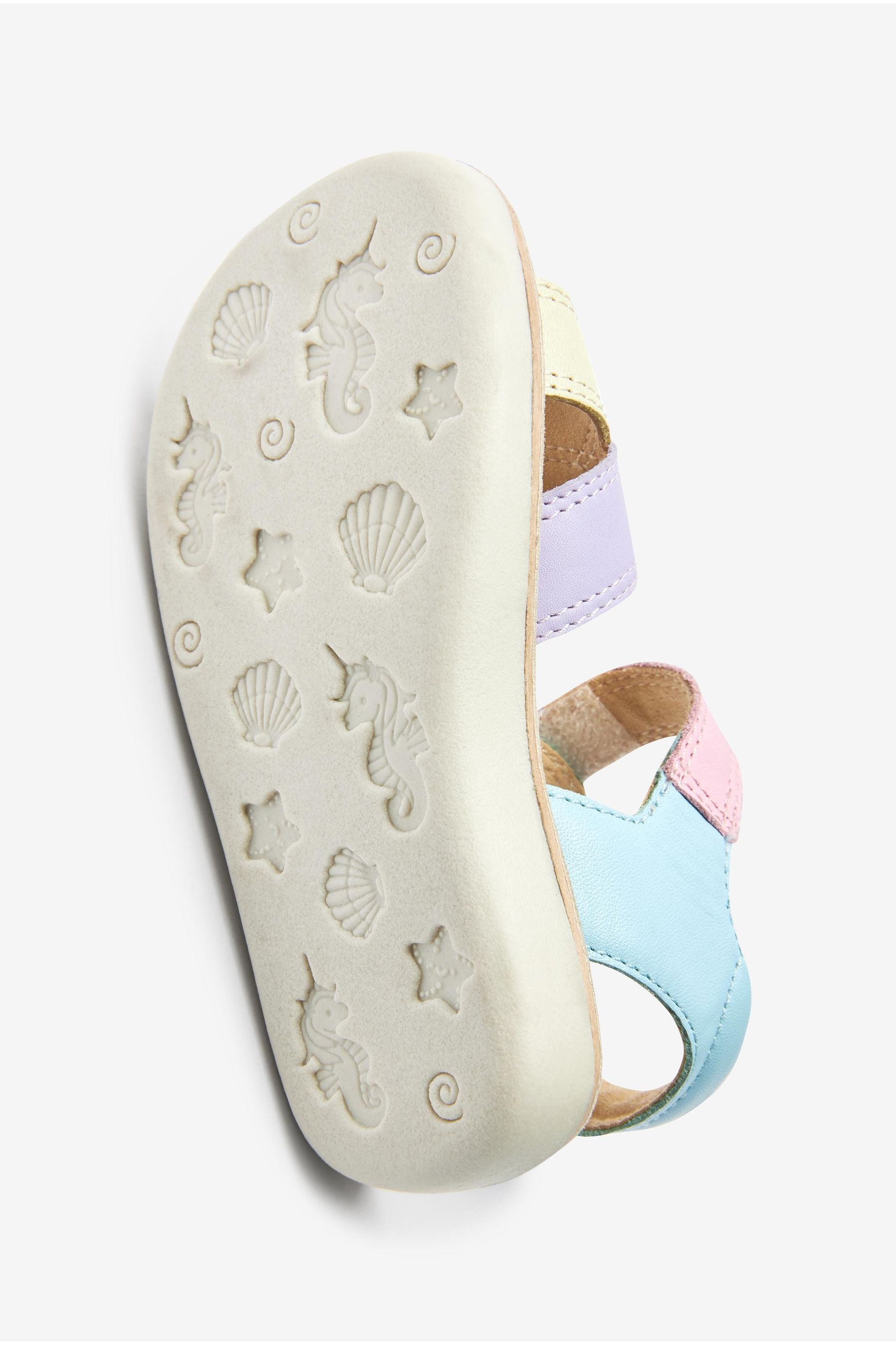 Pastel Leather Little Luxe Sandals