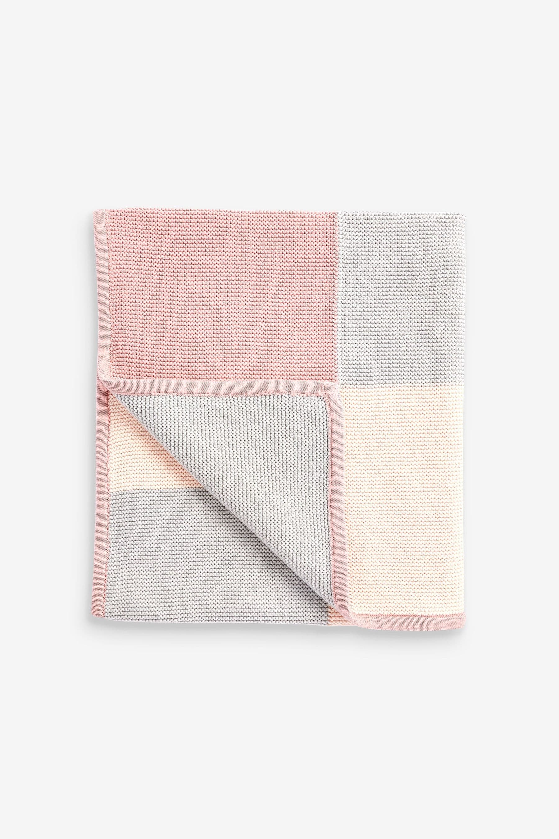 Pink Baby Patchwork Blanket