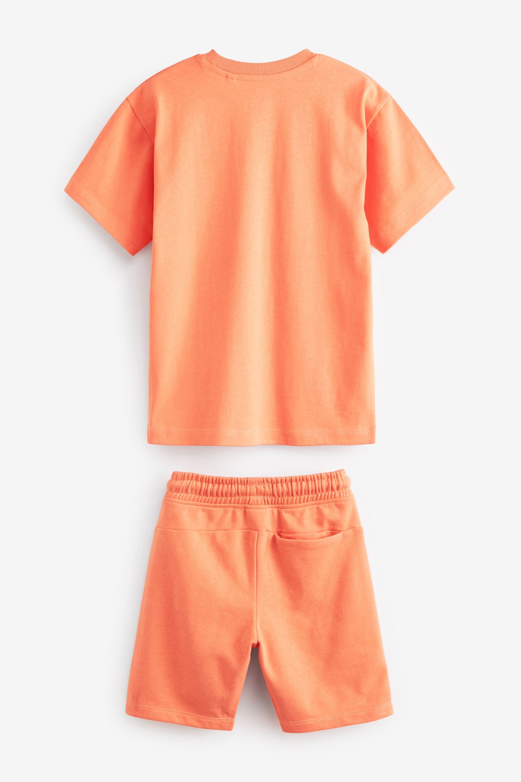 Bright Orange T-Shirt & Short Set (3-16yrs)