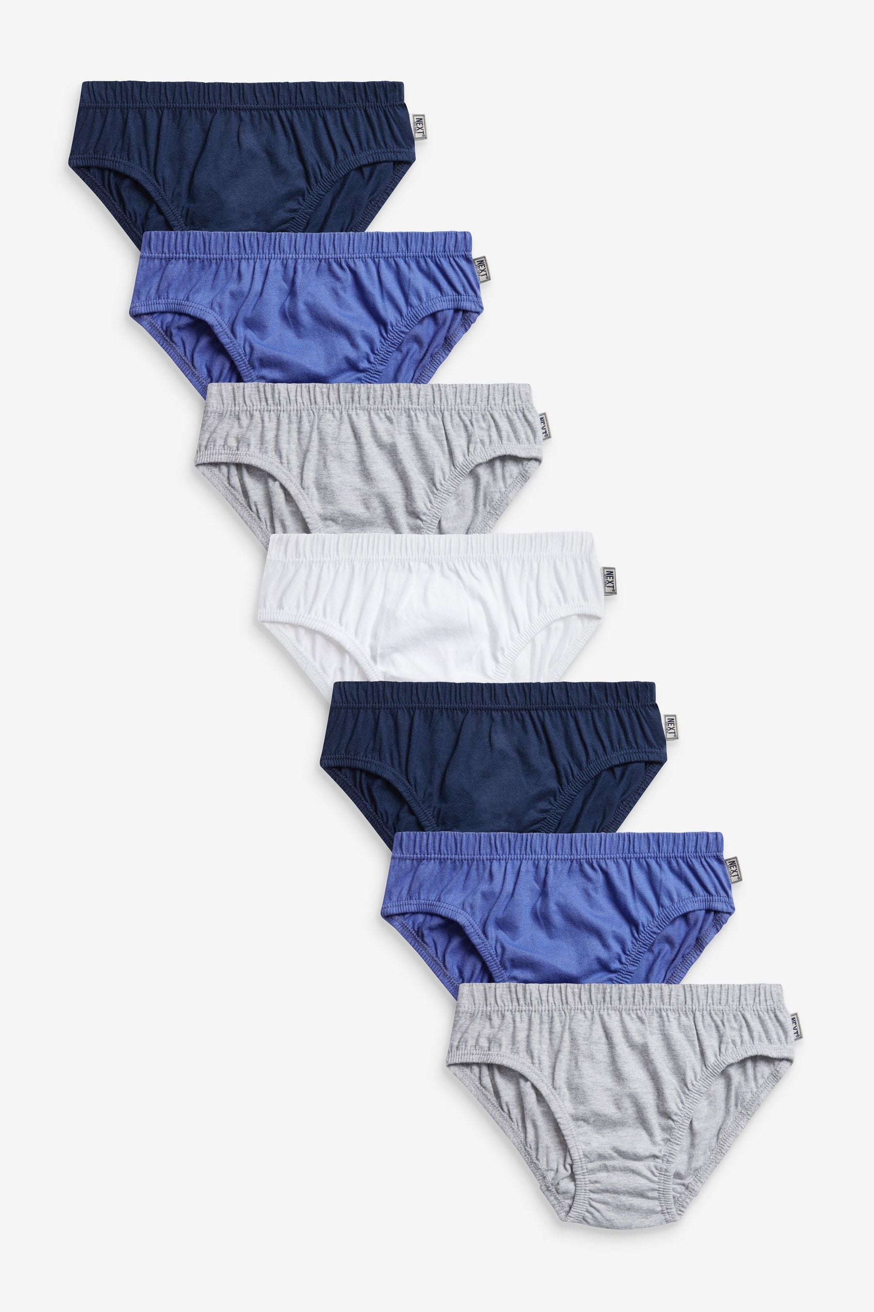 Blue 7 Pack Briefs (1.5-16yrs)