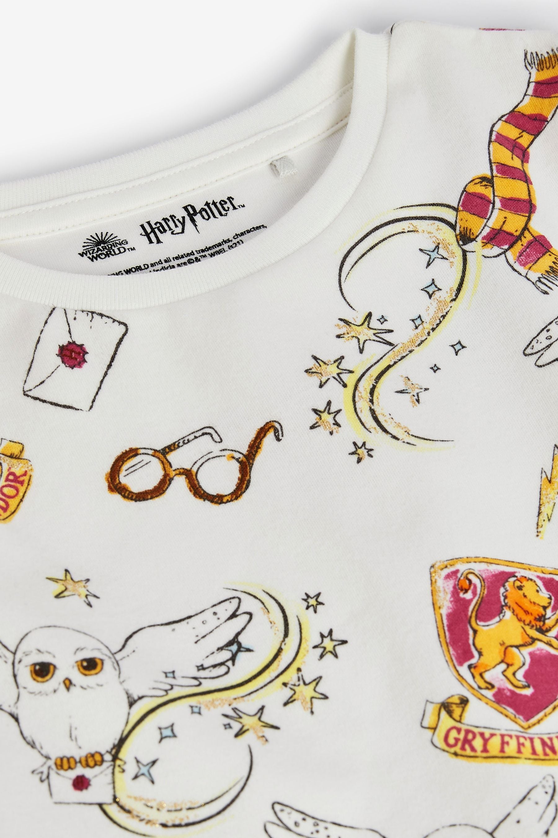 Ecru White Harry Potter License Pyjamas (3-16yrs)