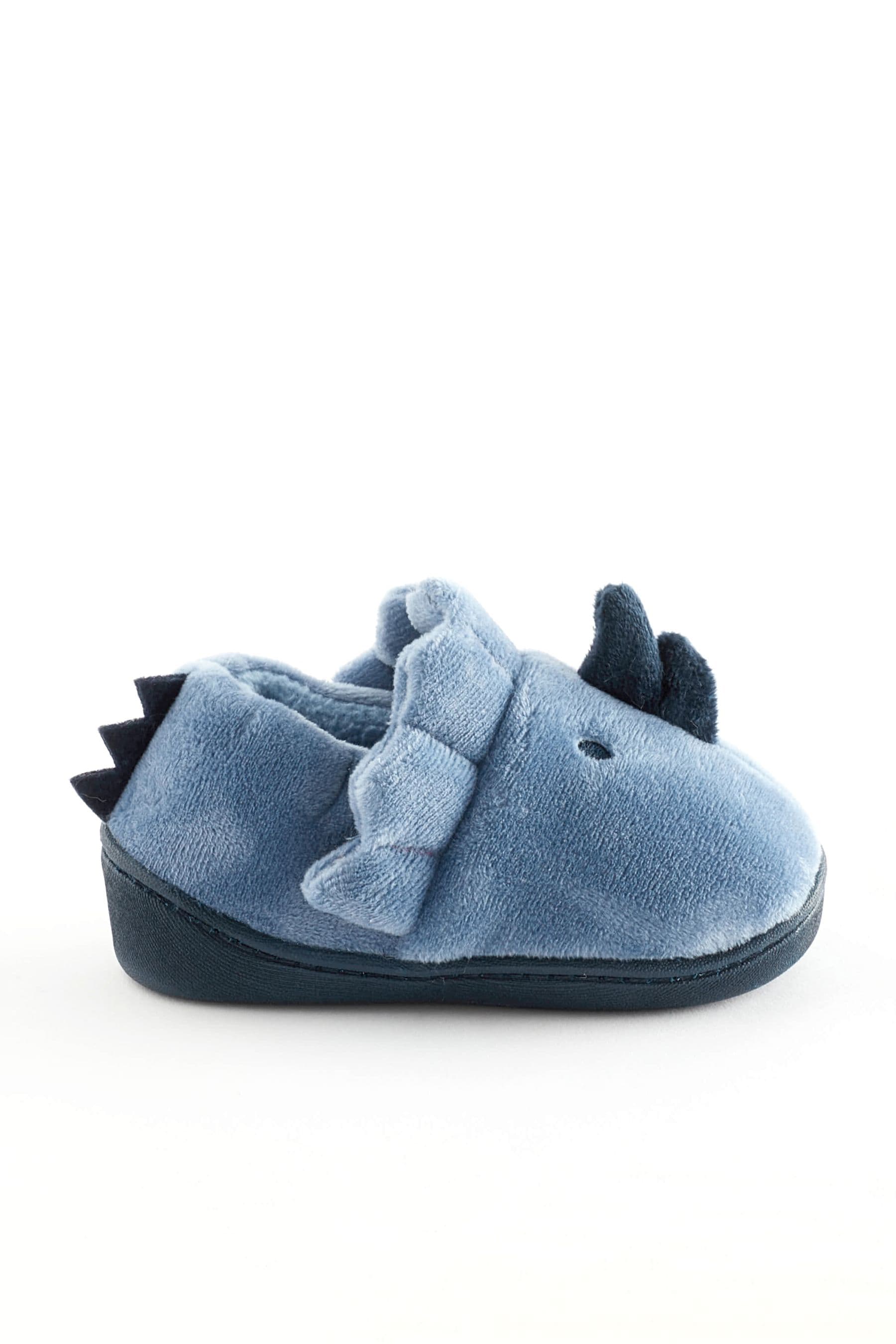 Blue 3D Dino Touch Fastening Cupsole Slippers