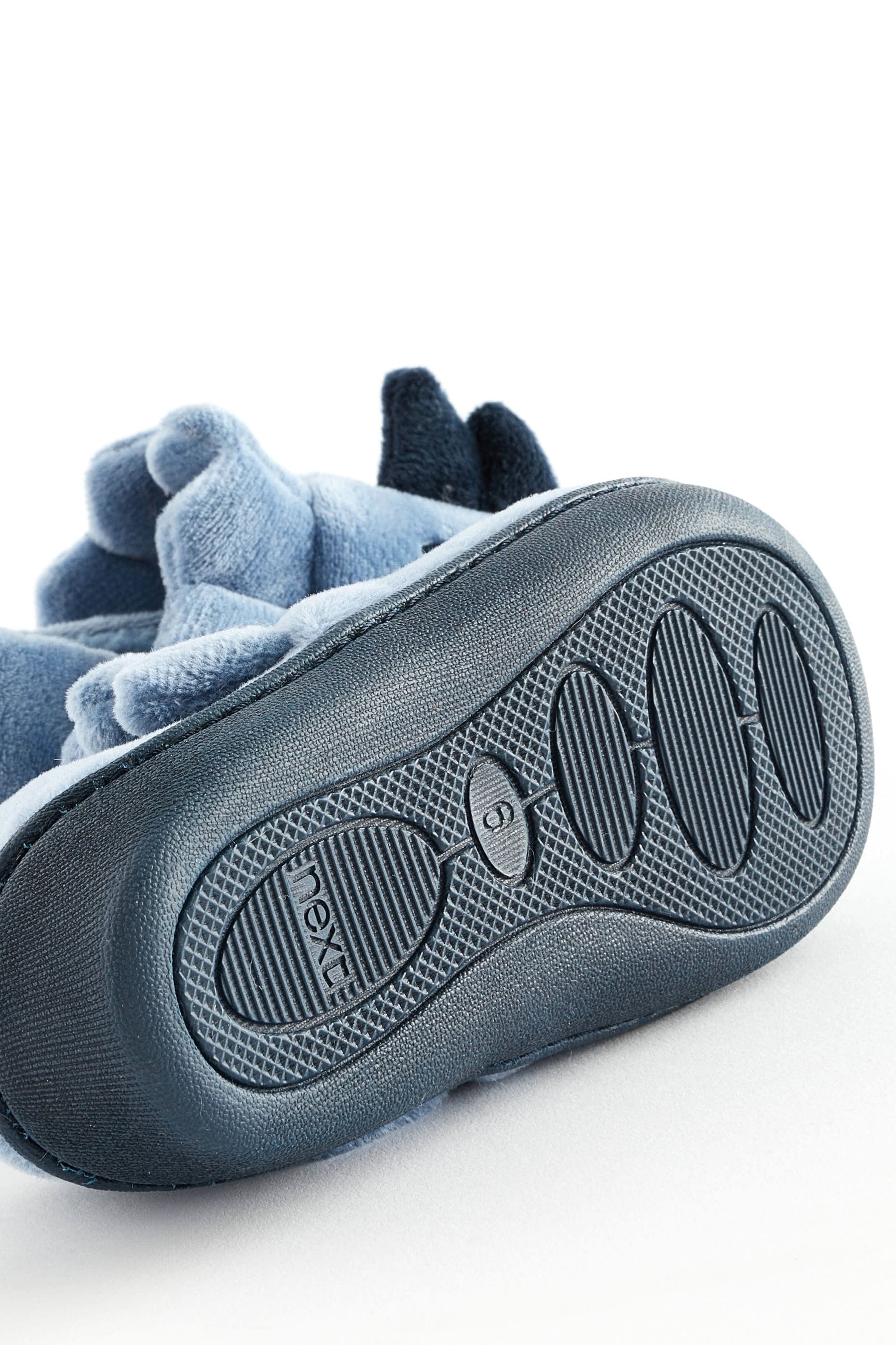 Blue 3D Dino Touch Fastening Cupsole Slippers