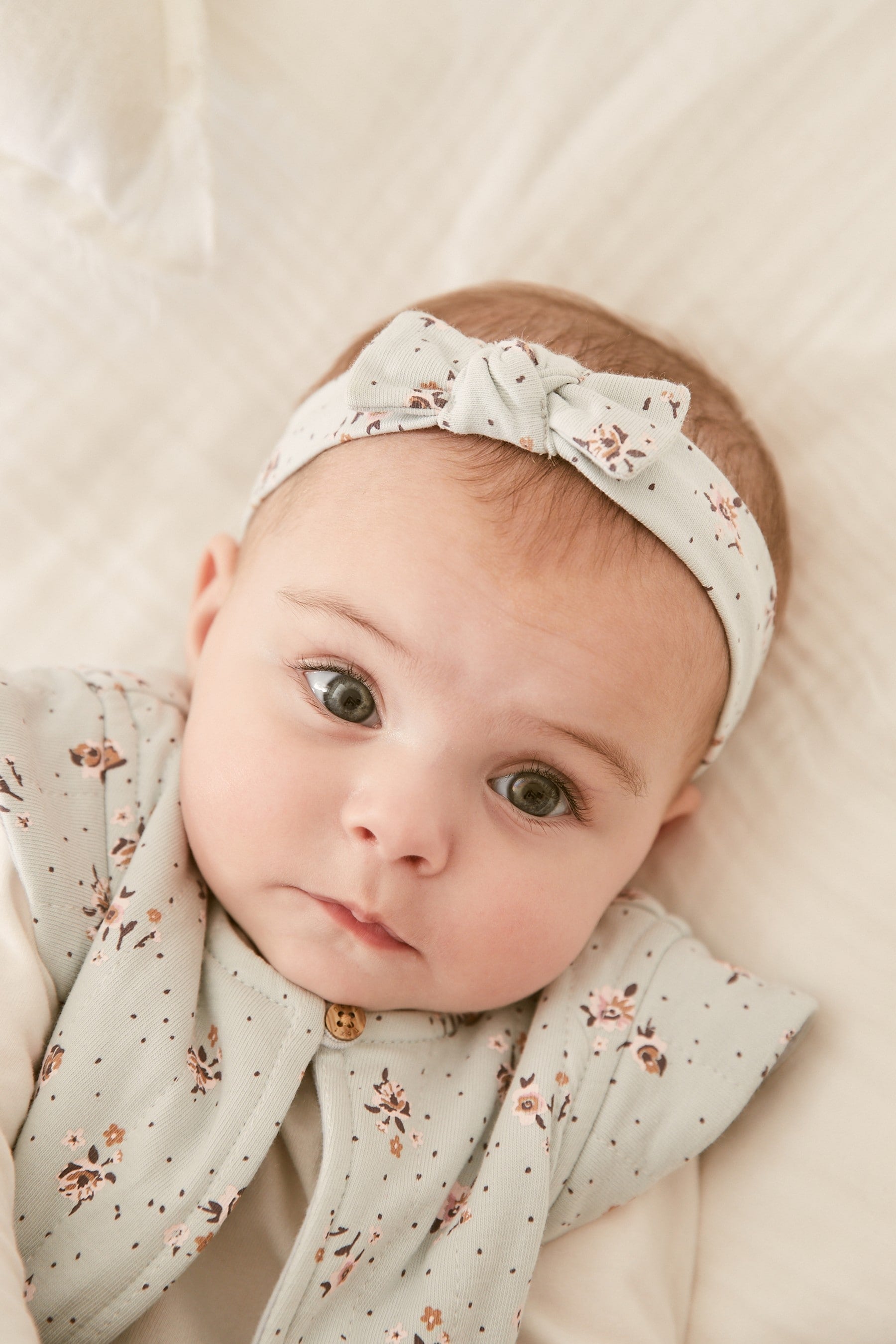 Teal Blue Baby T-Shirt, Leggings And Headband Set