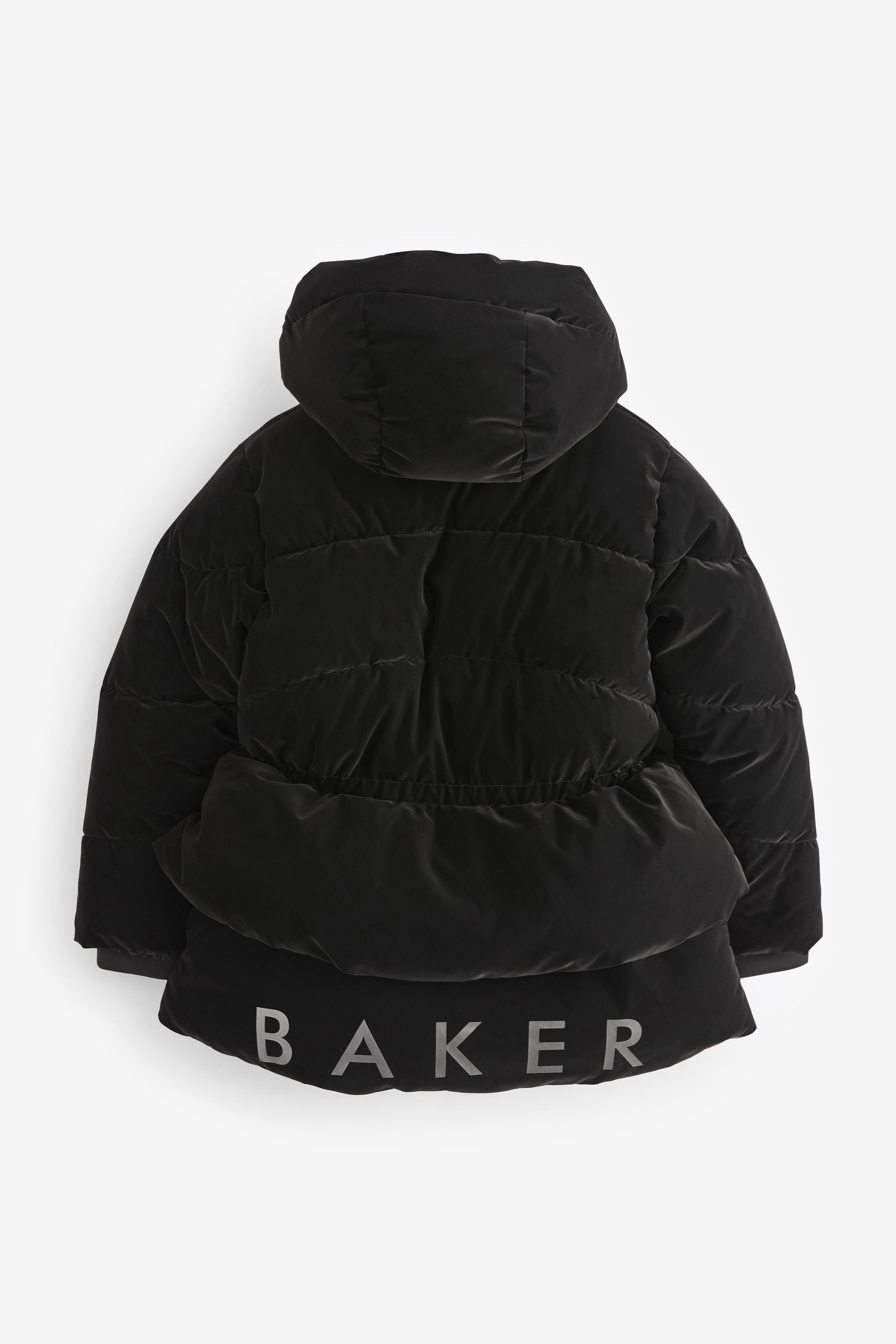 Black Baker by Ted Baker Shower Resistant Short Black Padded Coat