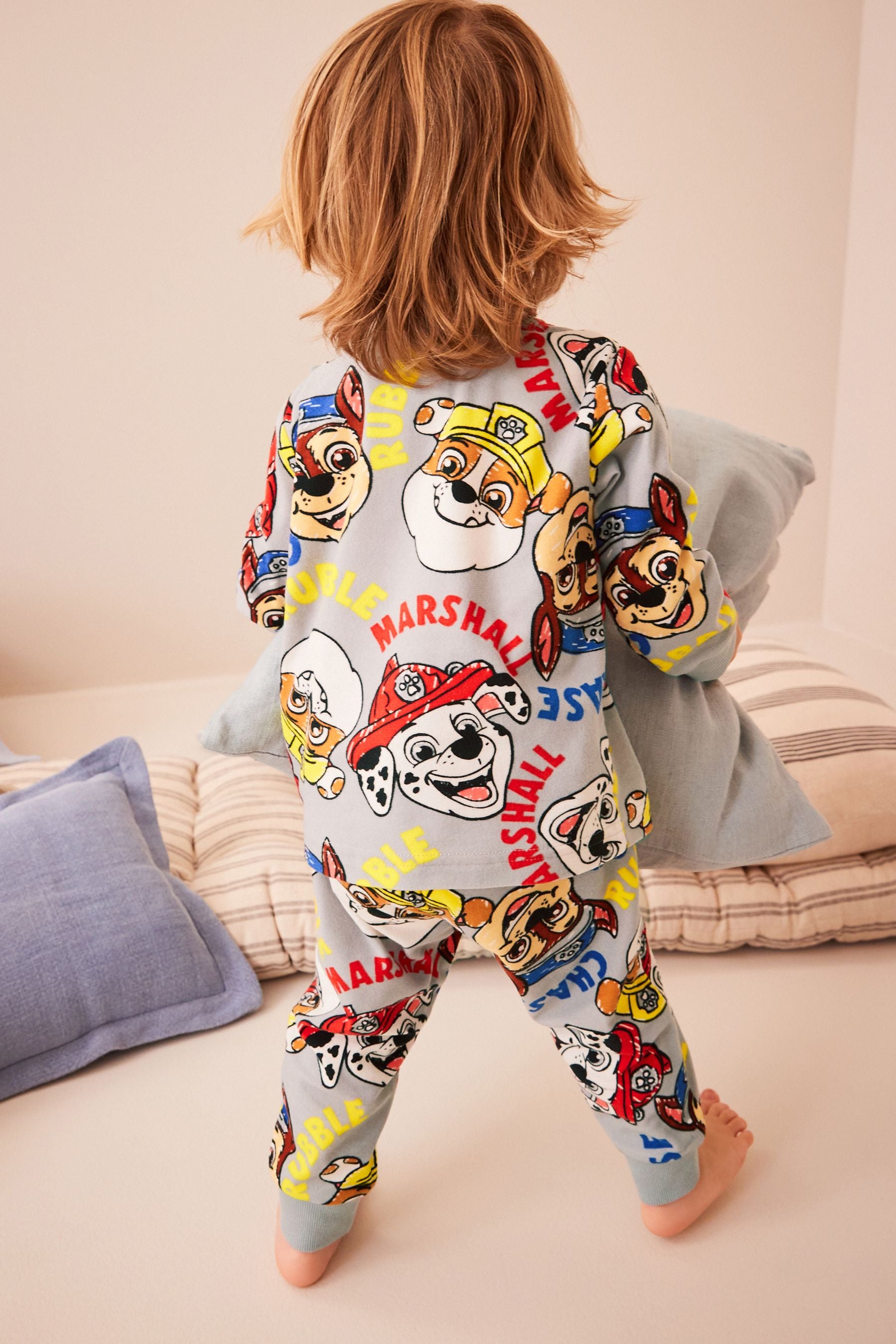 PAW Patrol Multi Soft Touch Fleece With Elastane Pyjamas (9mths-8yrs)