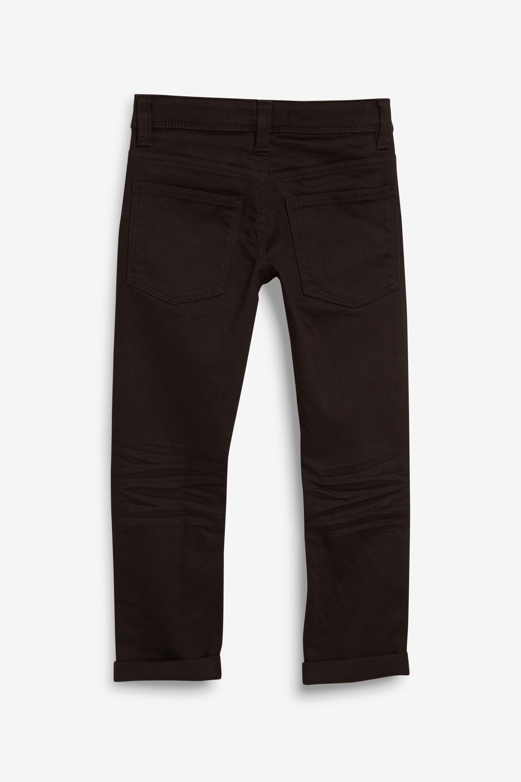 Black Cotton Rich Stretch Jeans (3-17yrs)