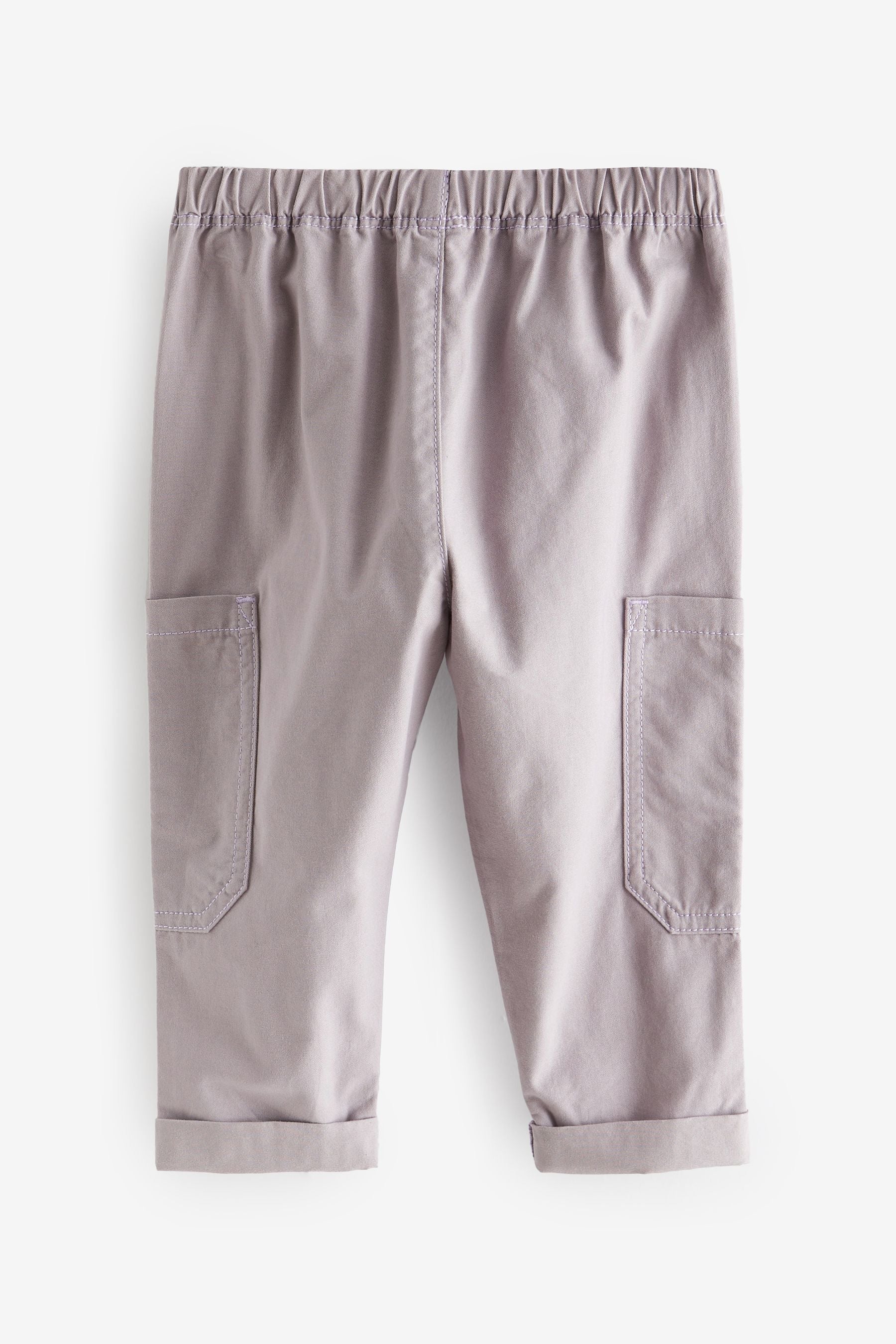 Lilac Purple Side Pocket Pull-On Trousers (3mths-7yrs)