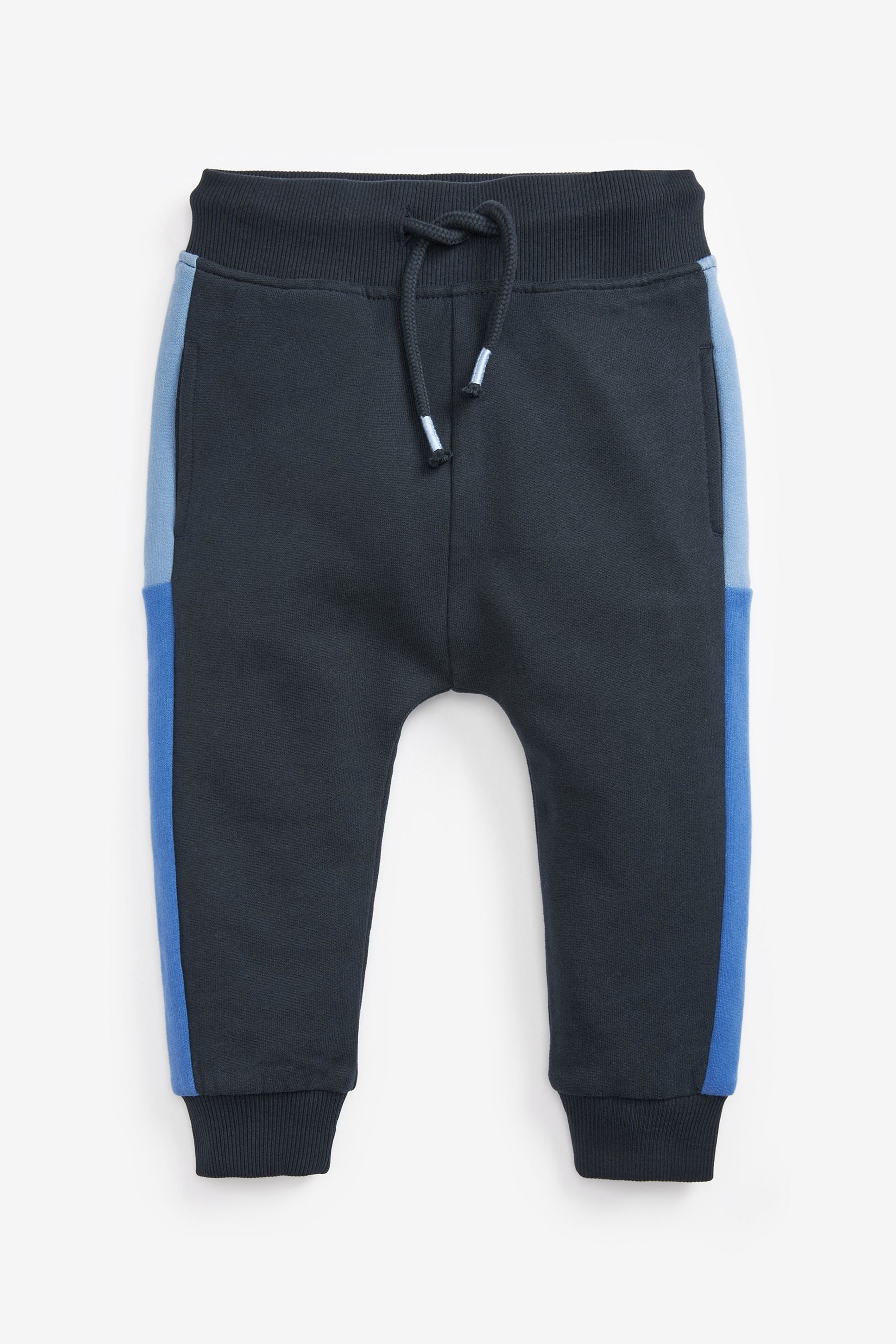 Blue Colourblock Sweatshirt And Jogger Set (3mths-7yrs)