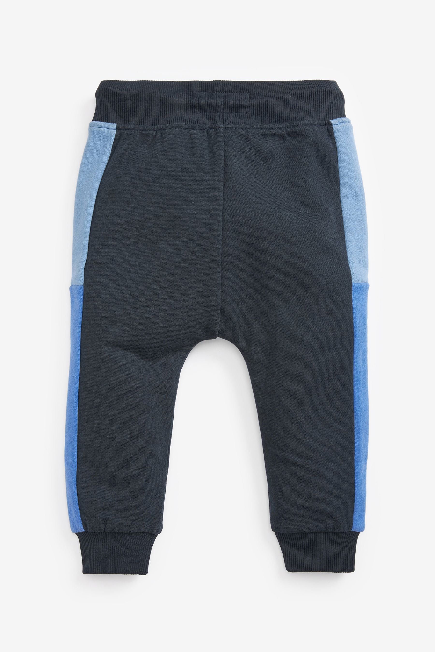 Blue Colourblock Sweatshirt And Jogger Set (3mths-7yrs)