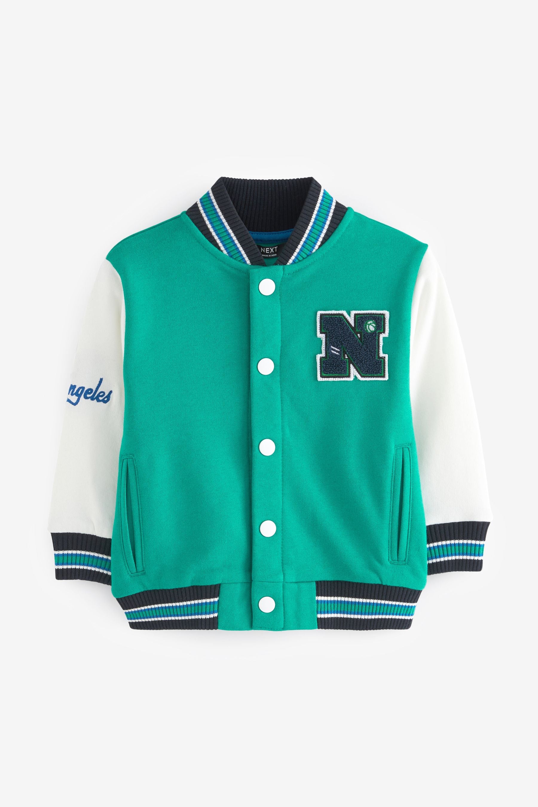 Green Letterman Jacket (3mths-7yrs)