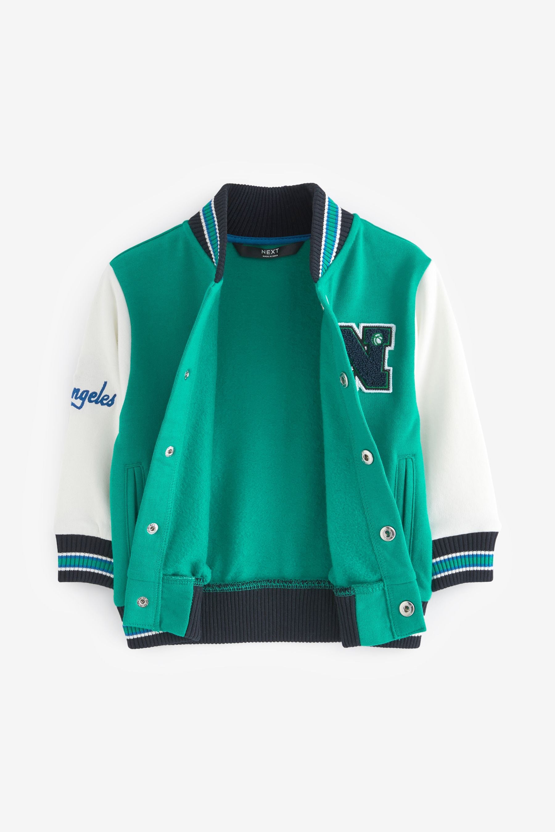 Green Letterman Jacket (3mths-7yrs)