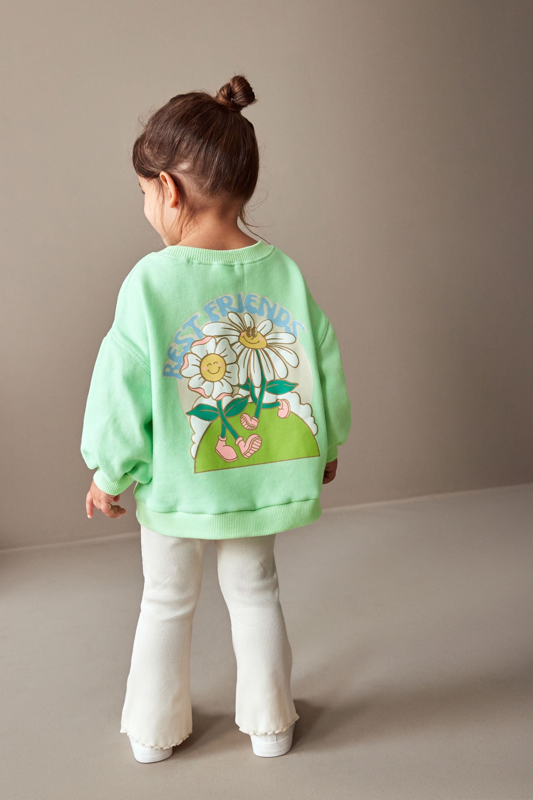 Bright Green Sweatshirt (3mths-7yrs)