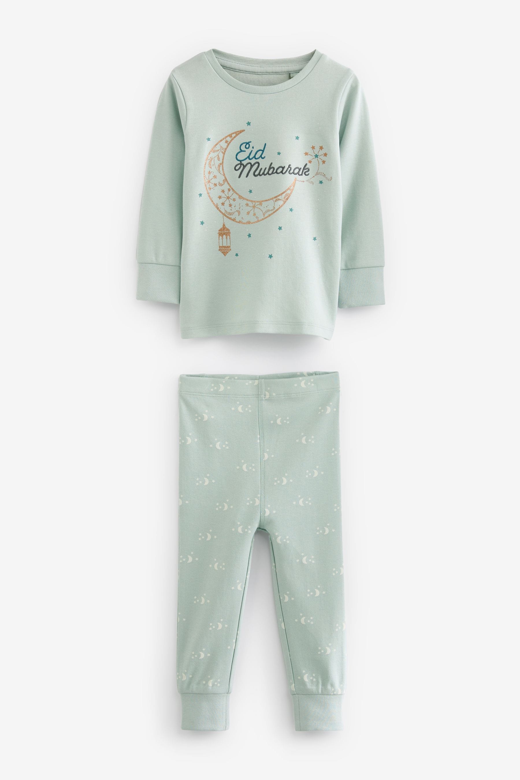 Green Snuggle Eid Pyjamas 1 Pack (9mths-12yrs)