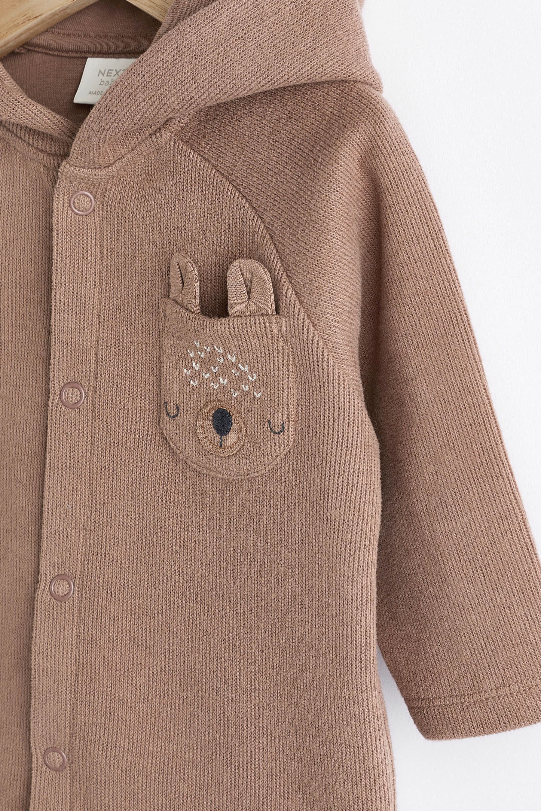 Brown Bear Cosy Baby Jersey Jacket (0mths-2yrs)