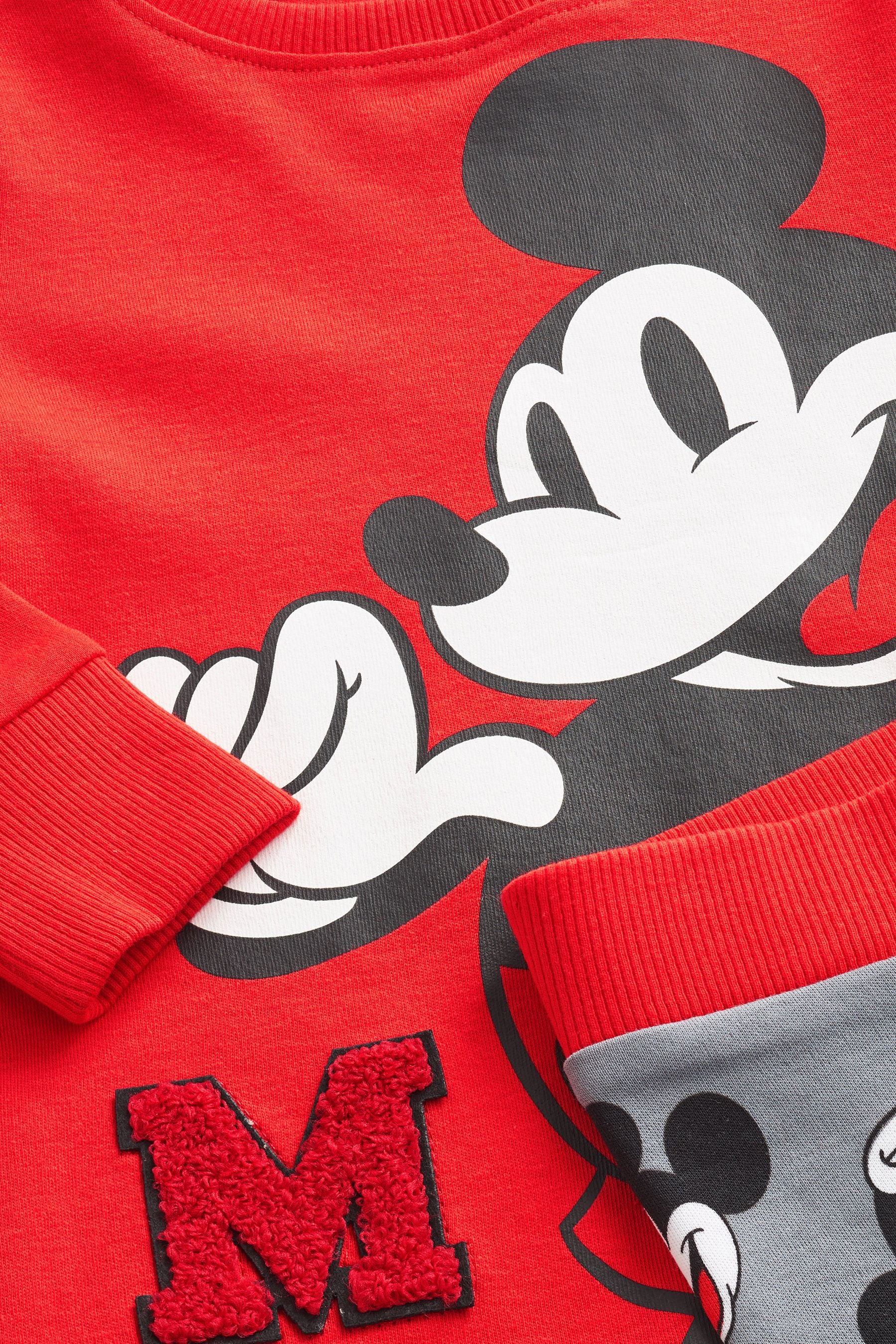 Red/Black Disney Mickey Mouse License Pyjamas (9mths-10yrs)