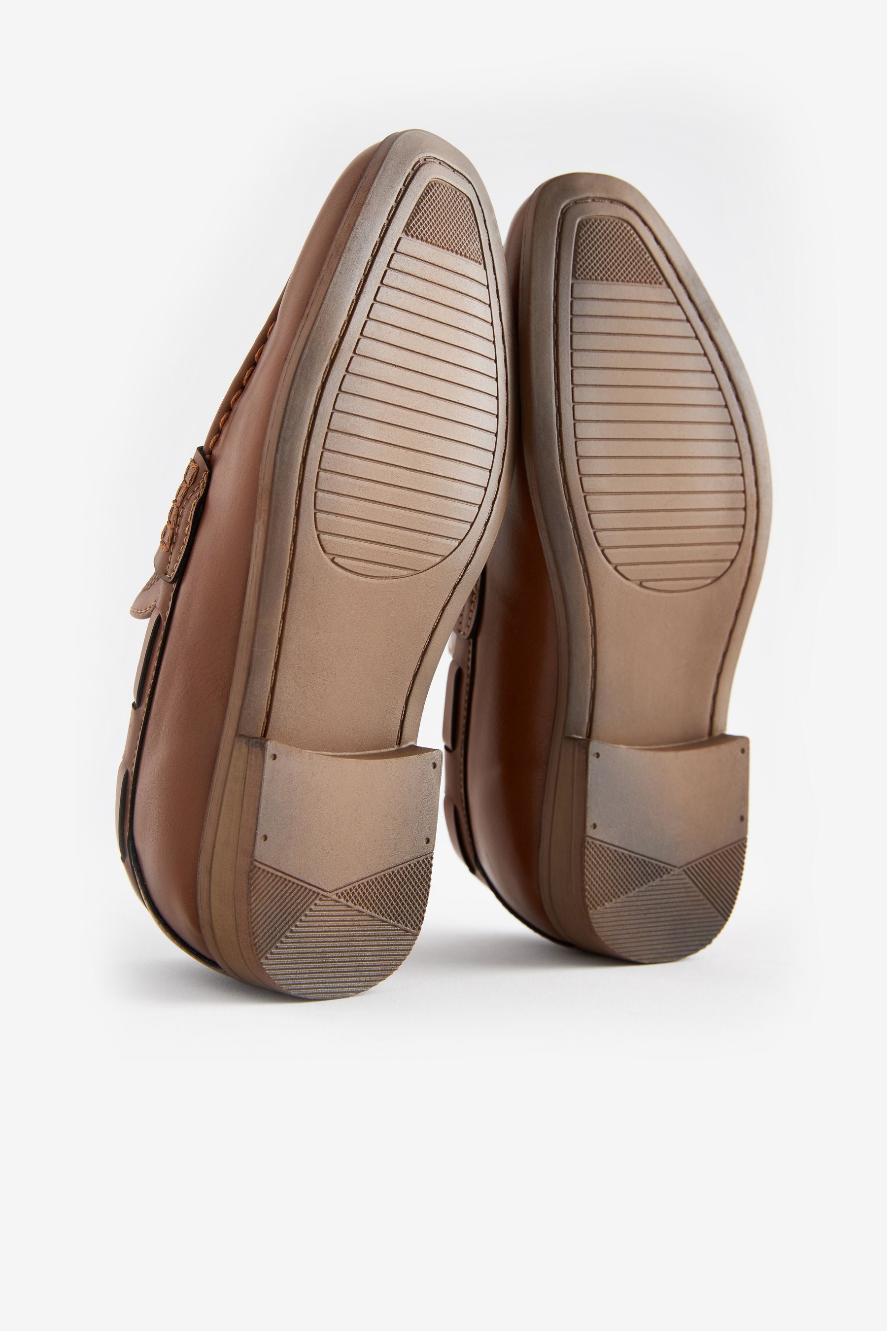 Tan Tassel Smart Tassel Detail Loafers