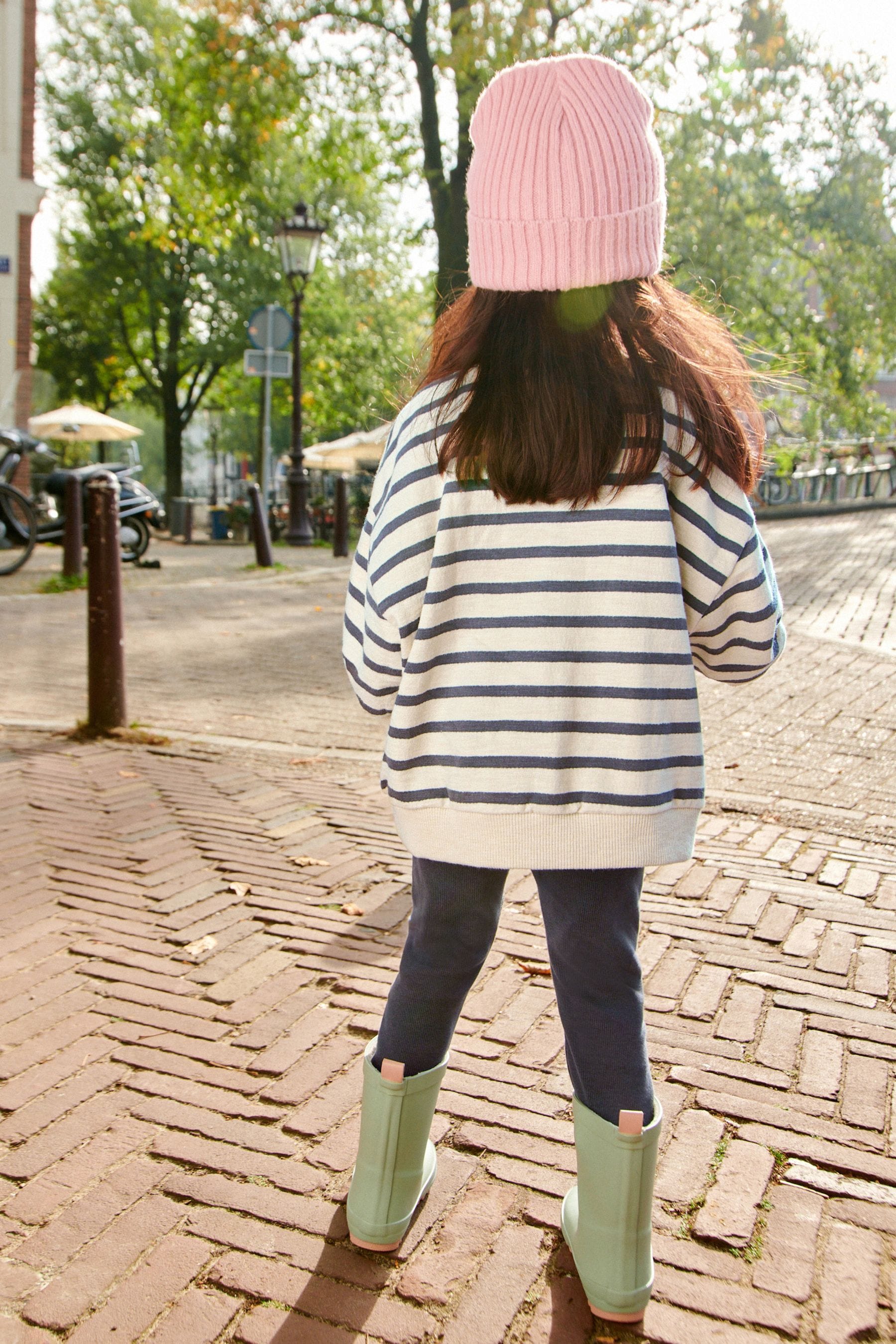 Black/White Relaxed Fit Sweater And Leggings Set (3mths-7yrs)