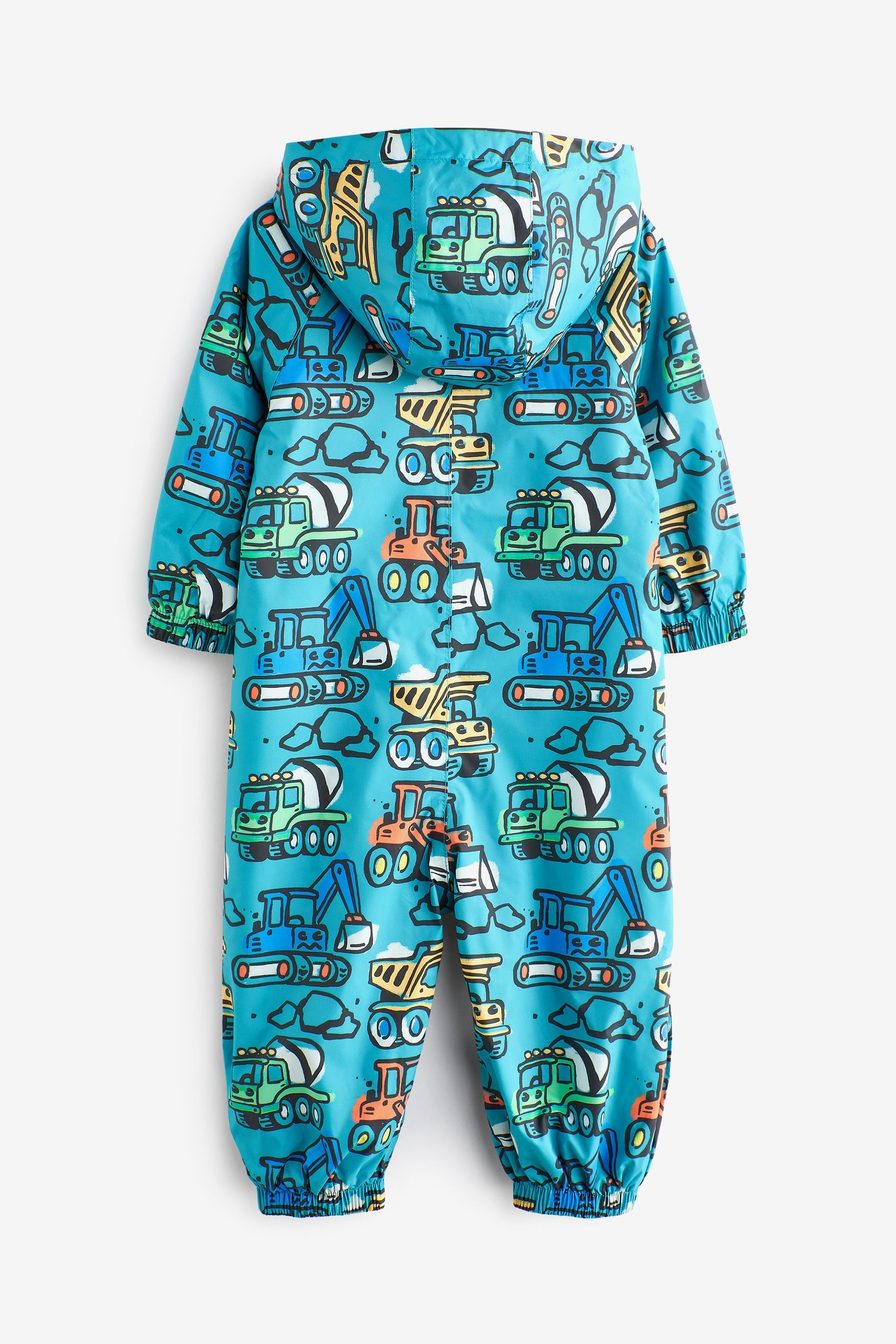 Blue Digger Waterproof Fleece Lined Puddlesuit (3mths-7yrs)