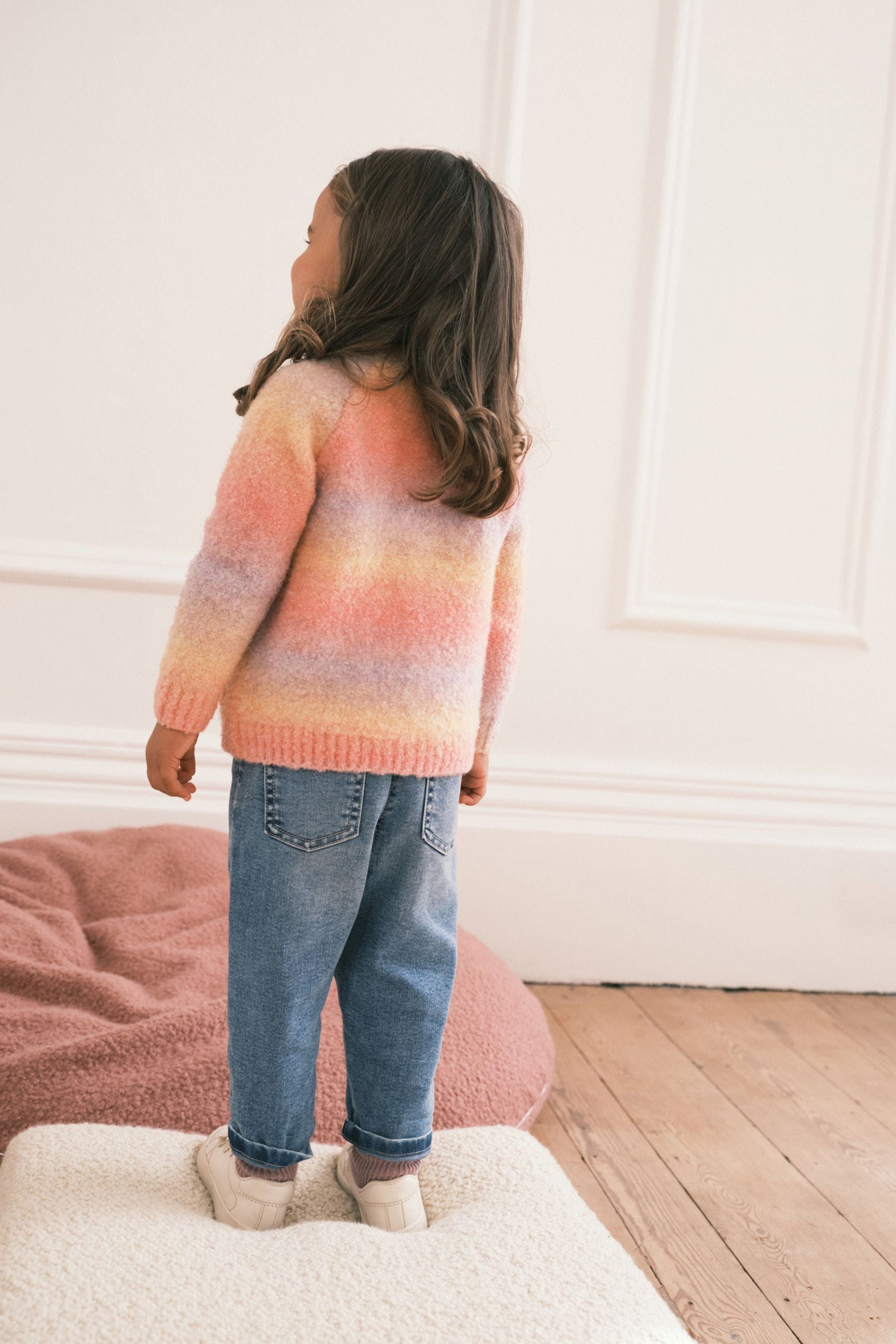 Pink/Lilac Purple Cosy Cardigan (12mths-7yrs)