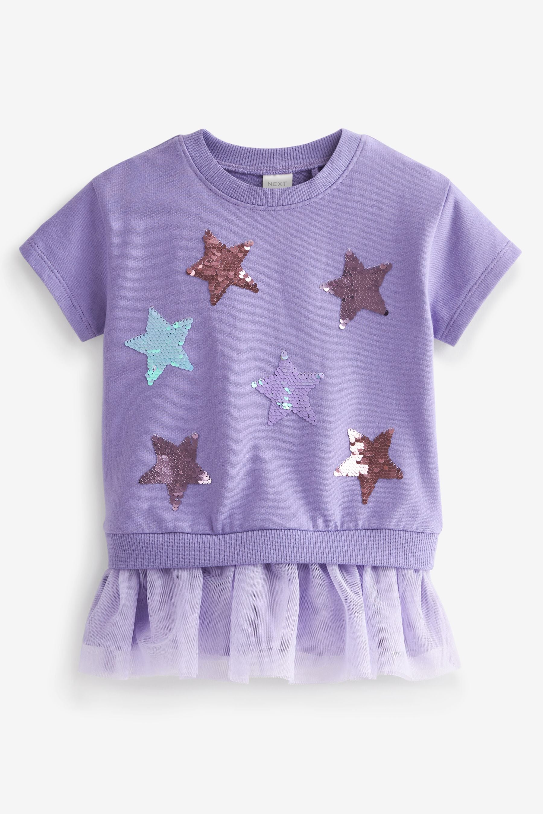 Purple Sequin Party Dress (9mths-7yrs)