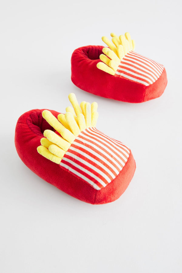 Red Fries 3D Novelty Slippers