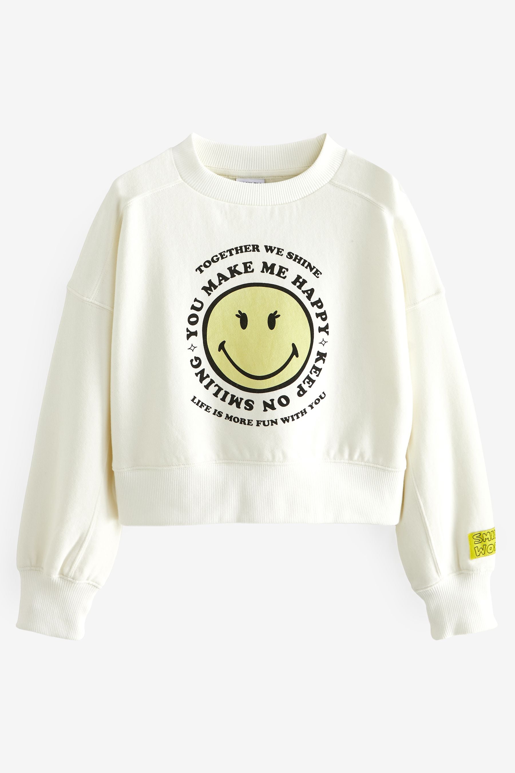 Ecru Cream Crew Sweatshirt Top (3-16yrs)