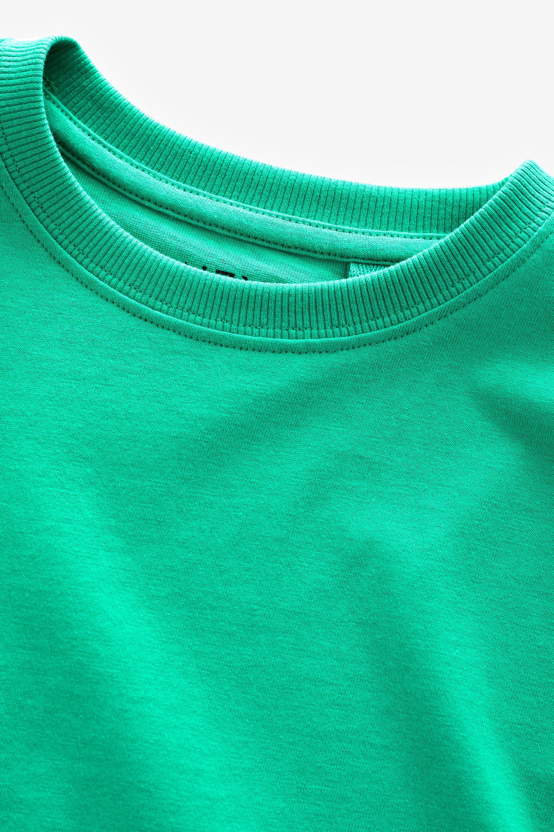 Green Jade Cotton Short Sleeve T-Shirt (3-16yrs)