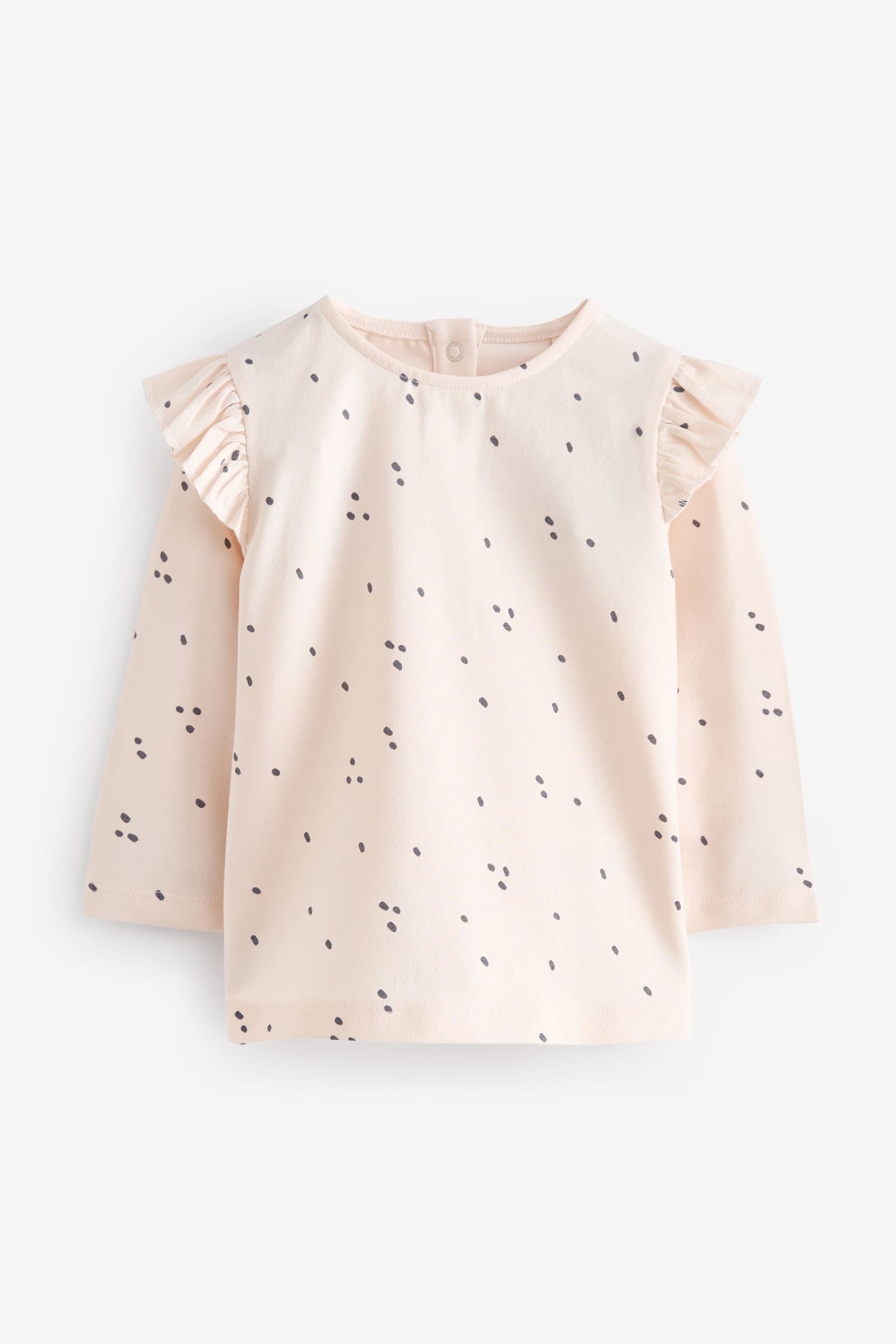 Pink/Grey Baby Long Sleeve Tops 4 Pack