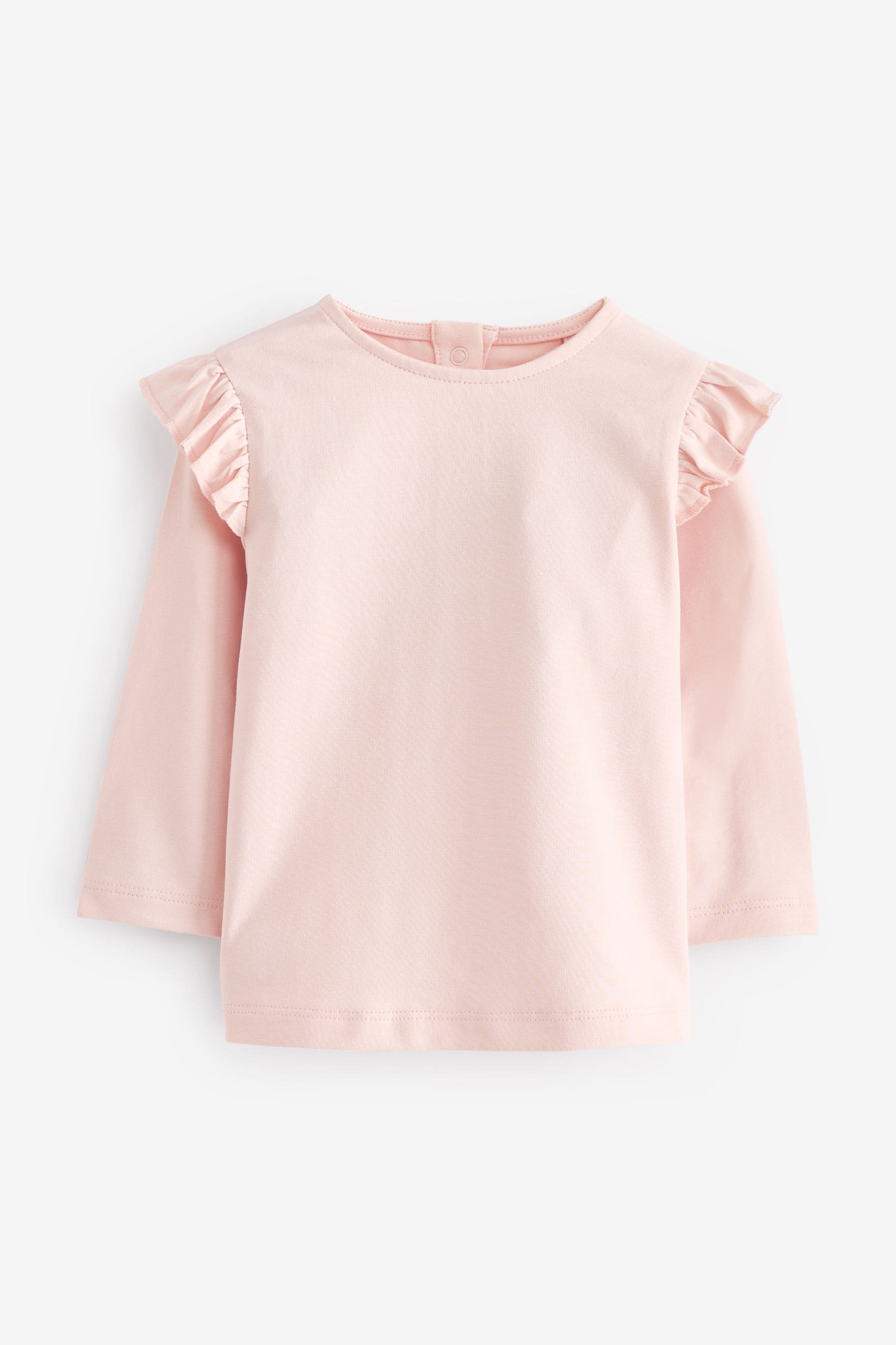 Pink/Grey Baby Long Sleeve Tops 4 Pack