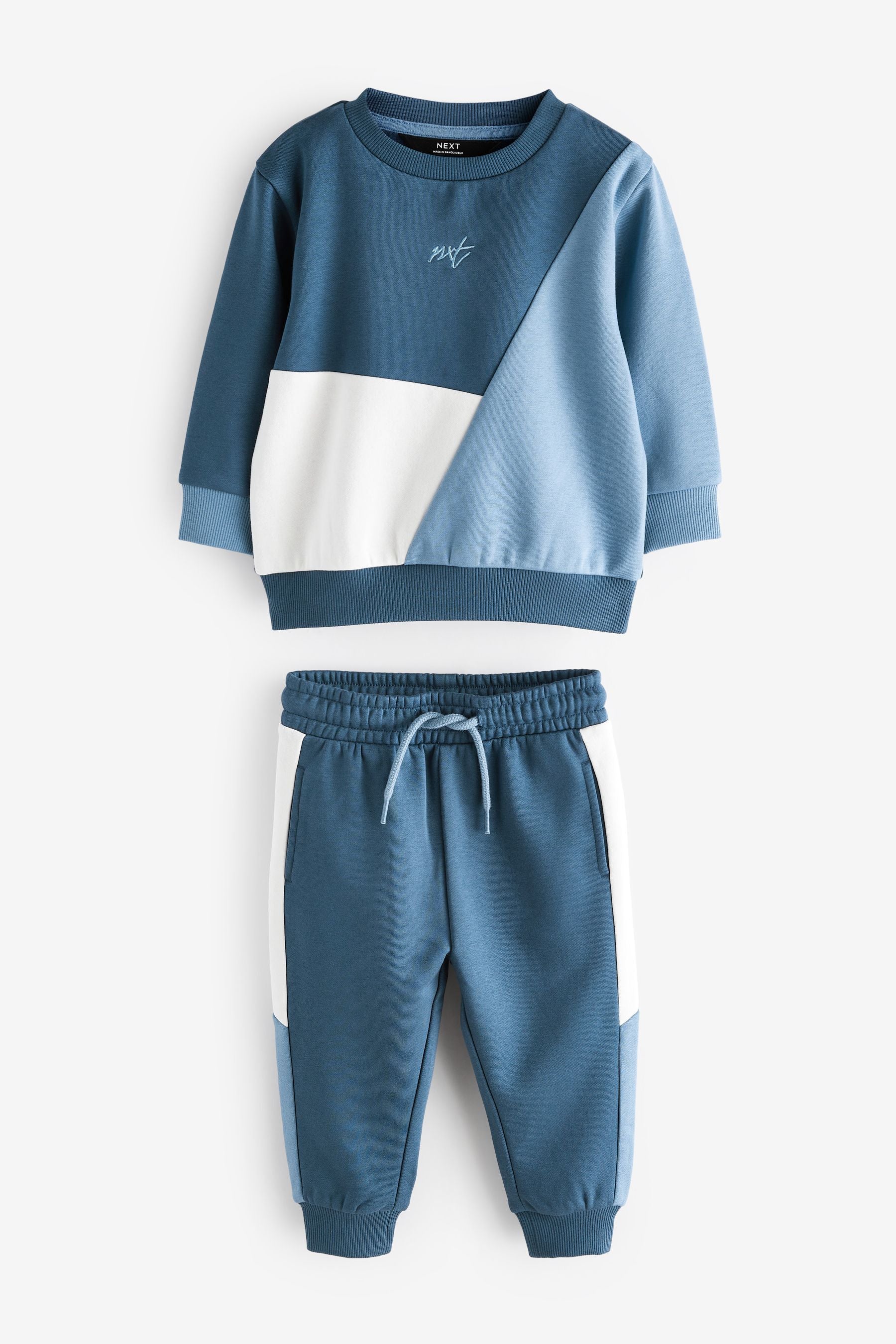 Blue Colourblock Tracksuit (3mths-7yrs)