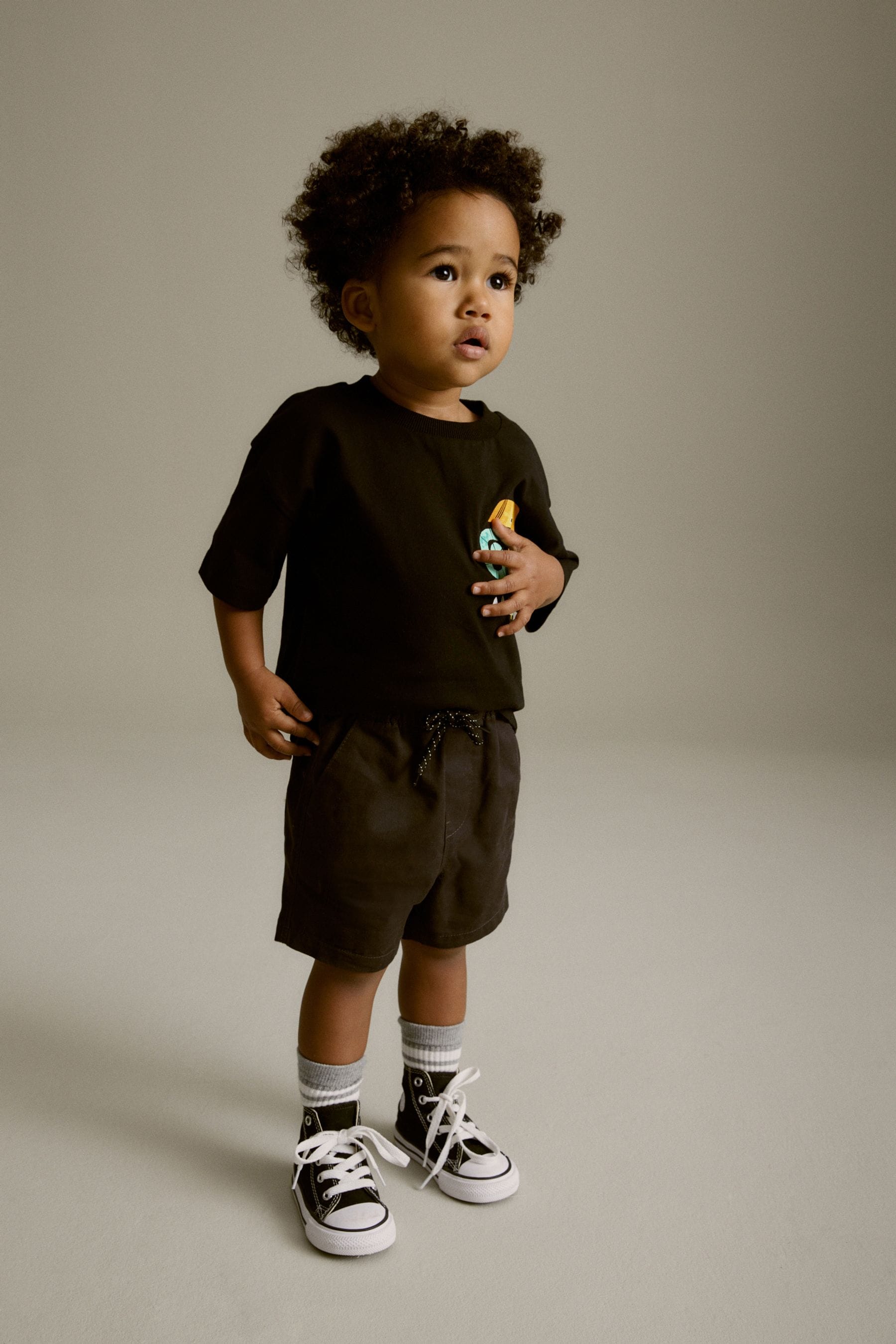 Black Pull-On Shorts (3mths-7yrs)