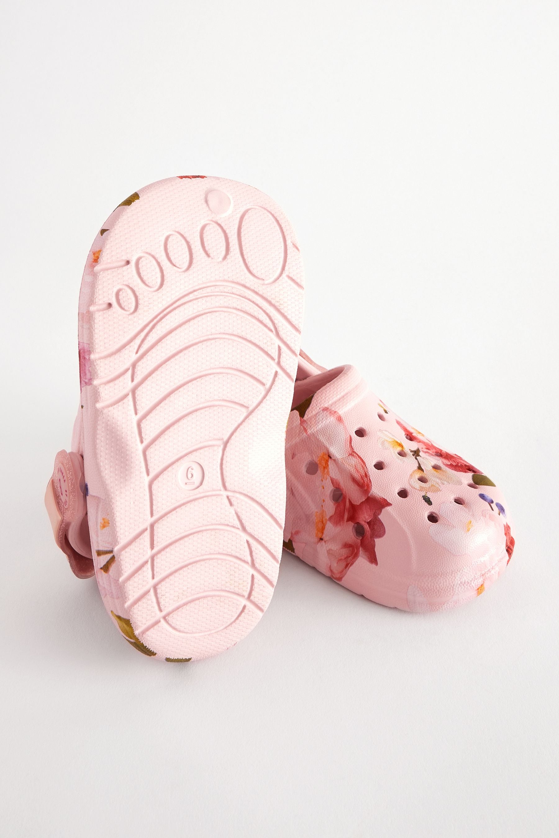 Pink Baker by Ted Baker Girls Clogs with Ankle Strap and Bow