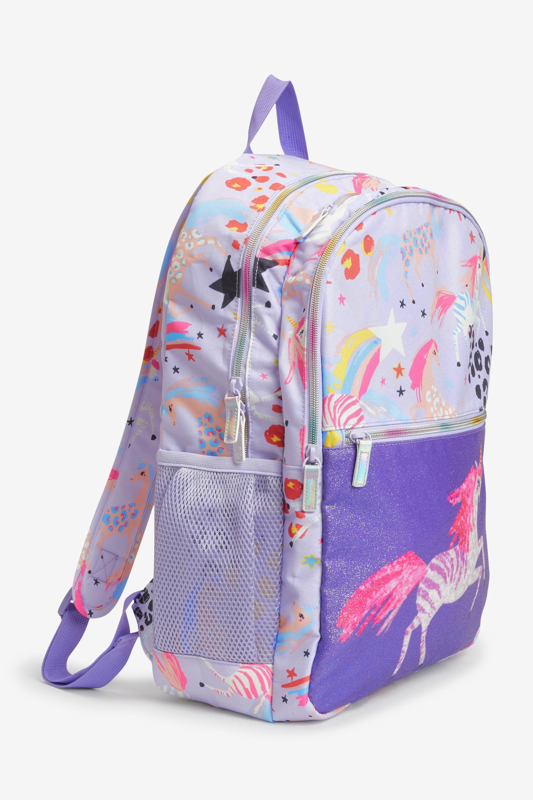 Lilac Purple Unicorn Backpack