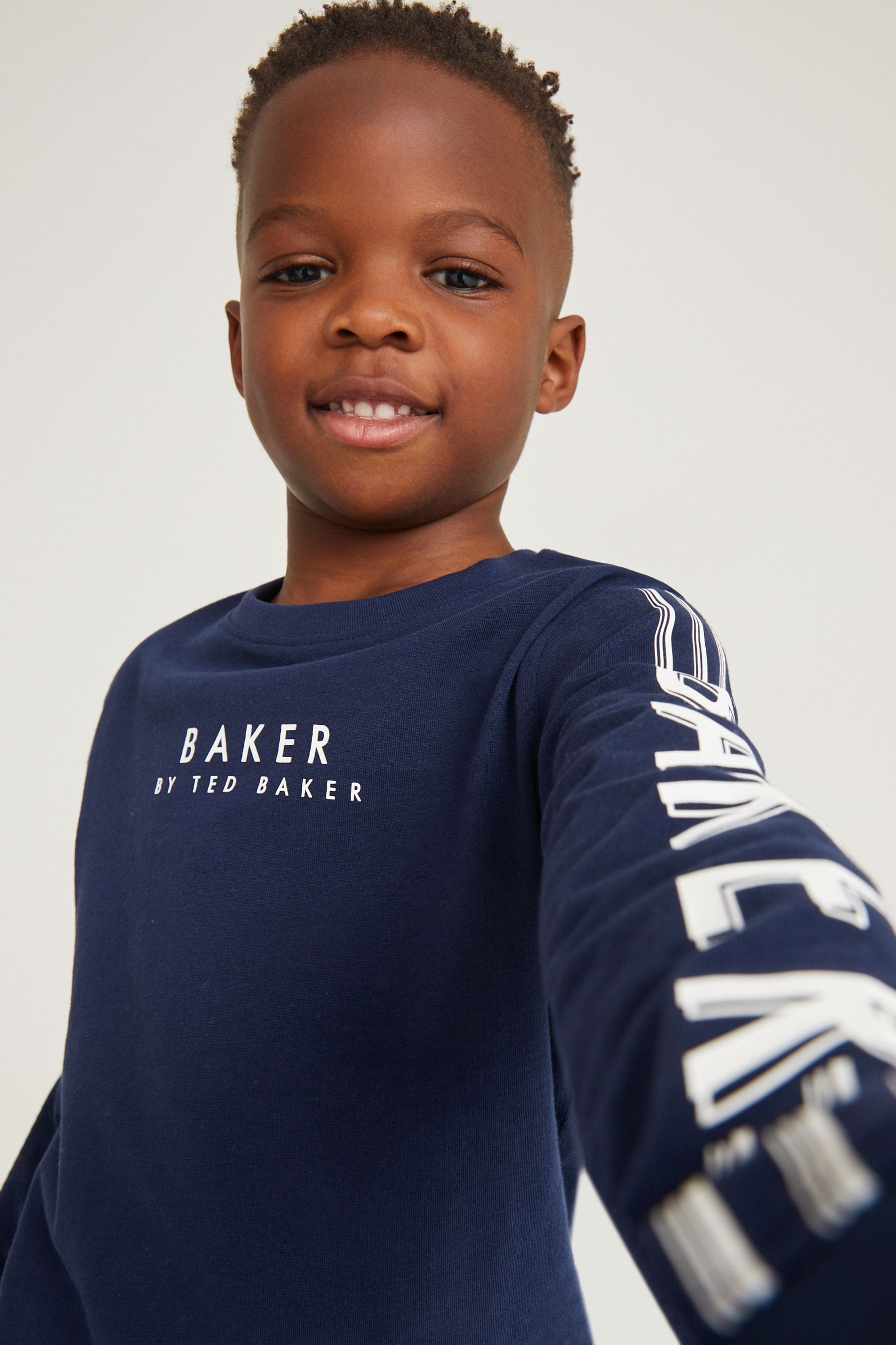 Navy Baker by Ted Baker Long Sleeve T-Shirt