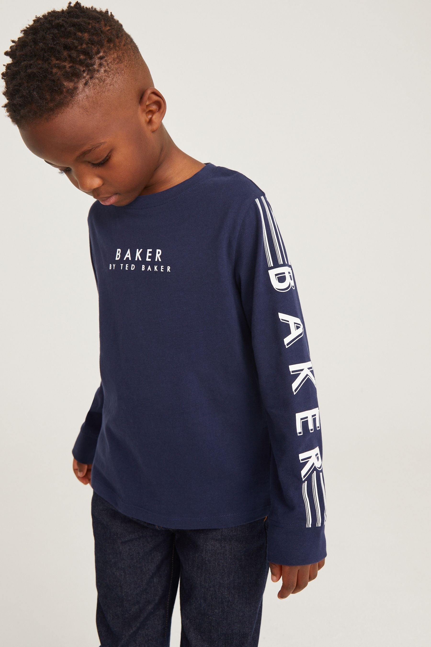 Navy Baker by Ted Baker Long Sleeve T-Shirt