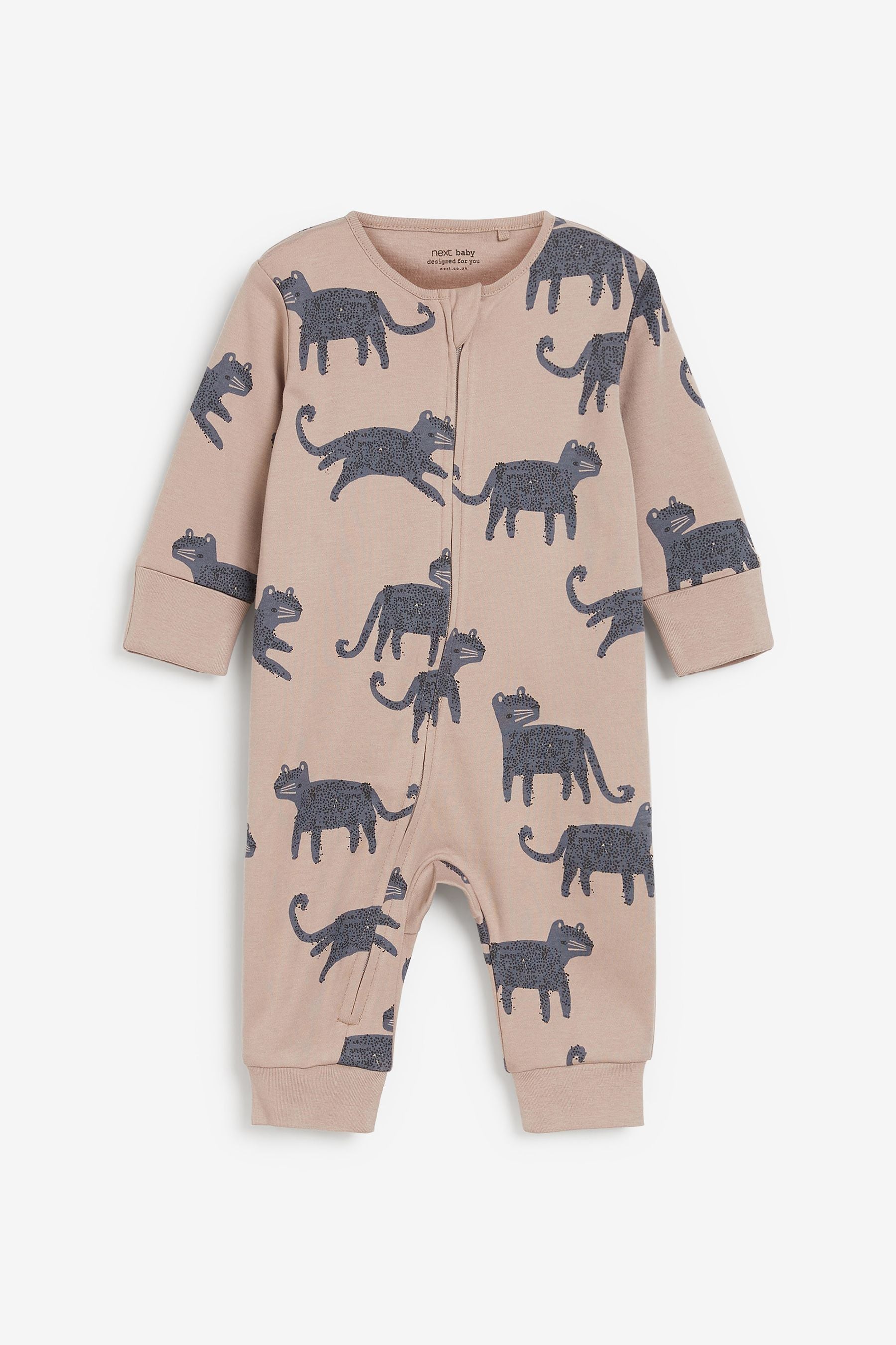 Blue/Grey Character 5 Pack Baby Sleepsuits (0mths-2yrs)