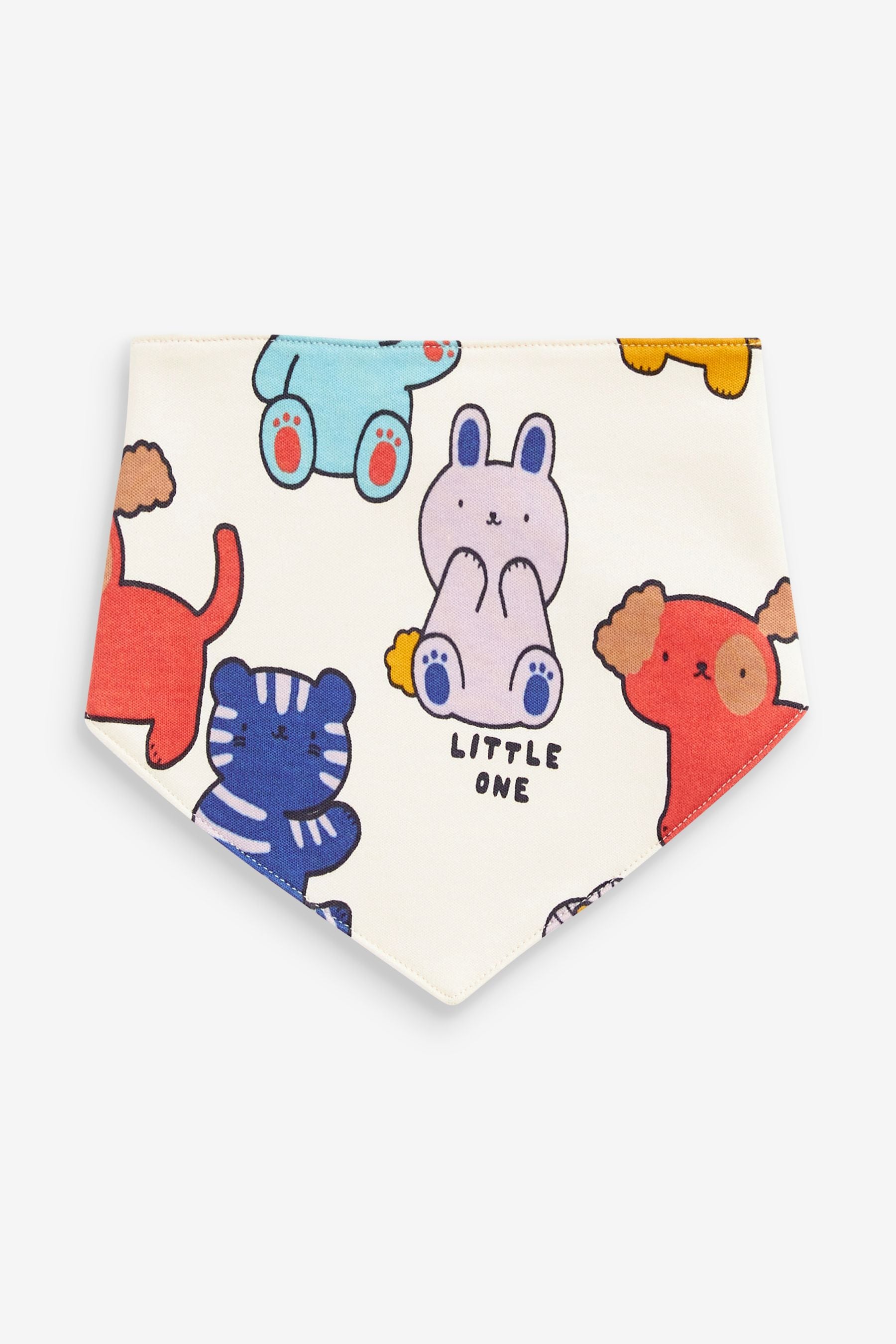 Muted Character Baby Bibs 5 Pack