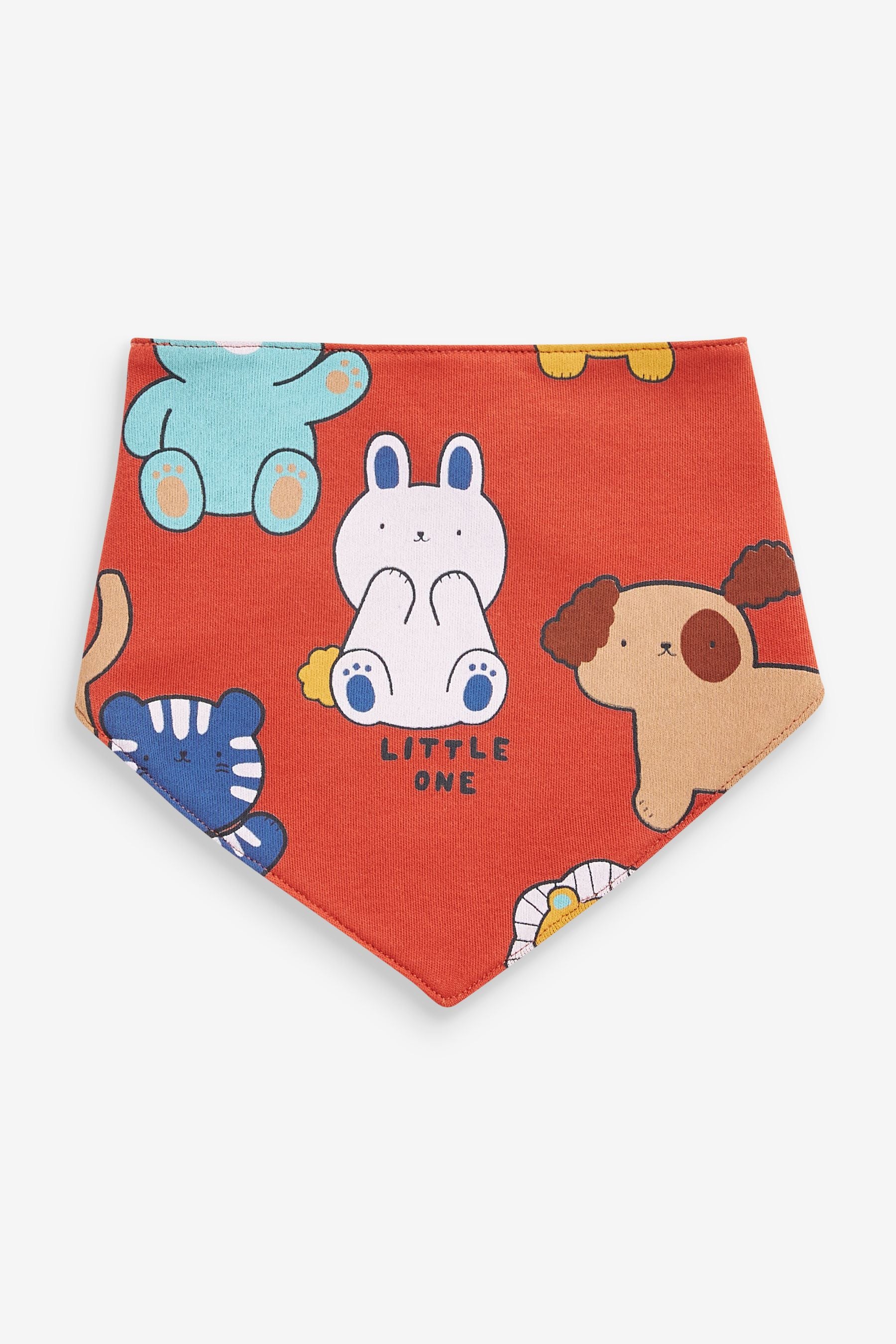 Muted Character Baby Bibs 5 Pack