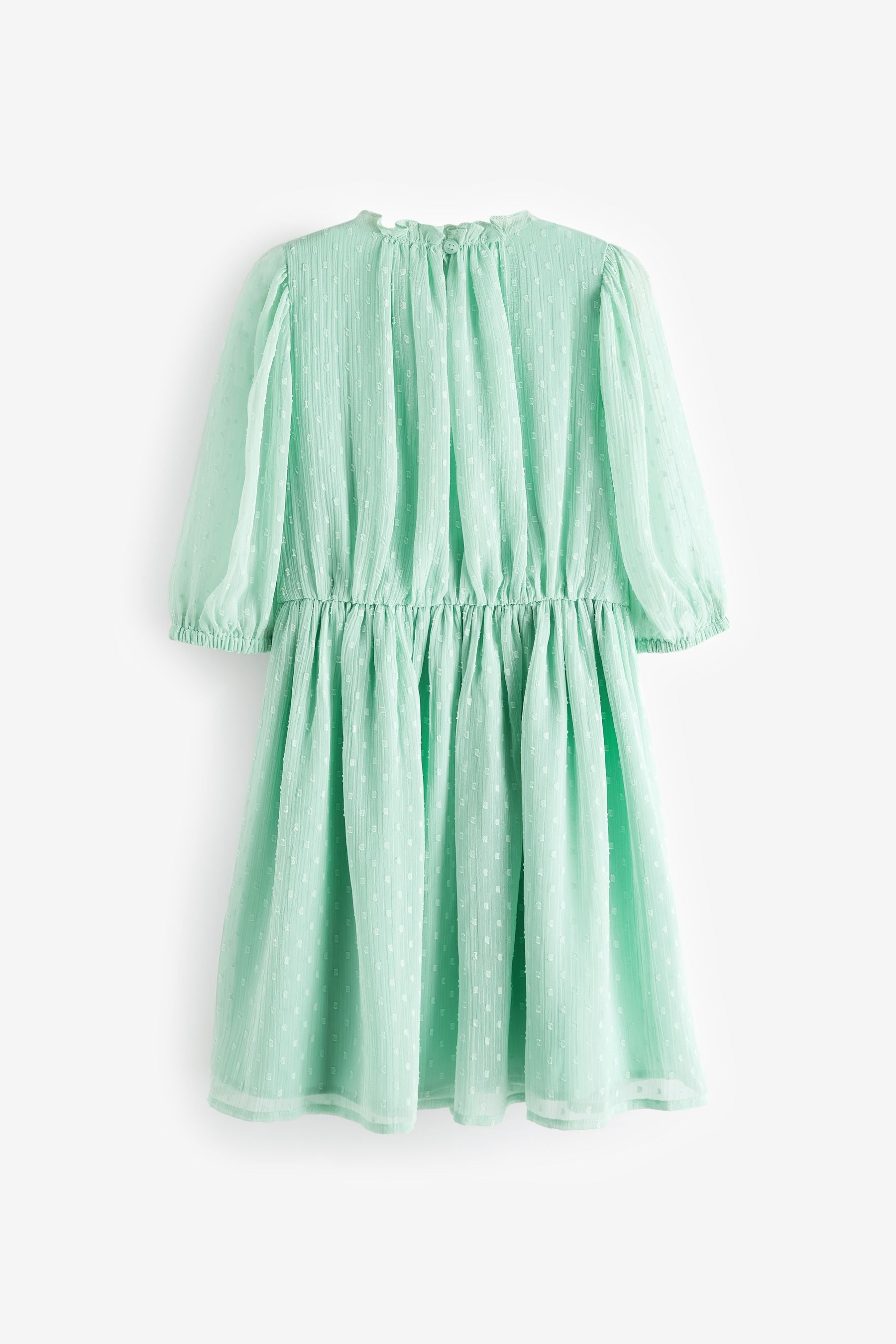 Mint Green Chiffon Corsage Dress (3-16yrs)