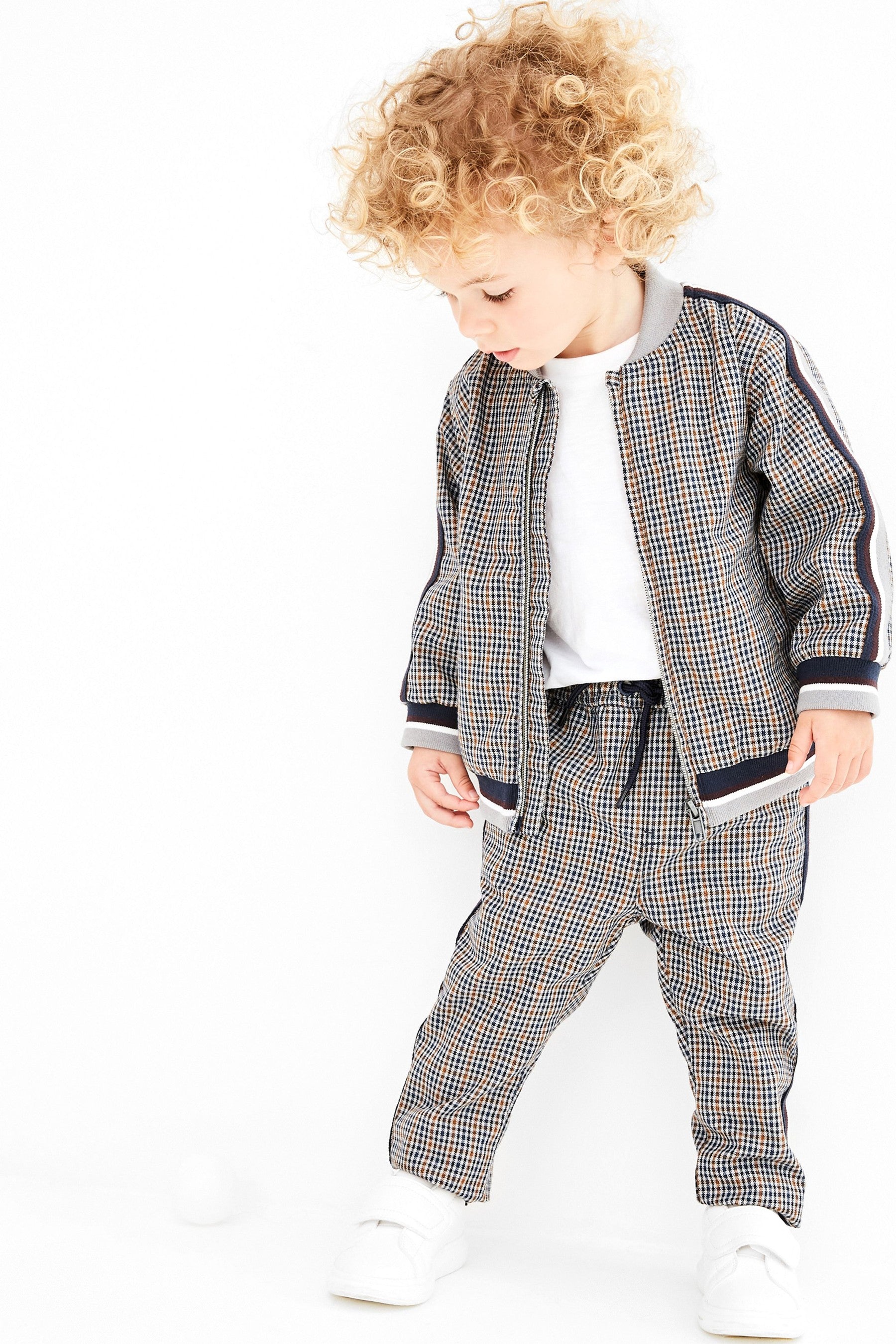 Check Heritage Jacket And Trousers Set (3mths-7yrs)