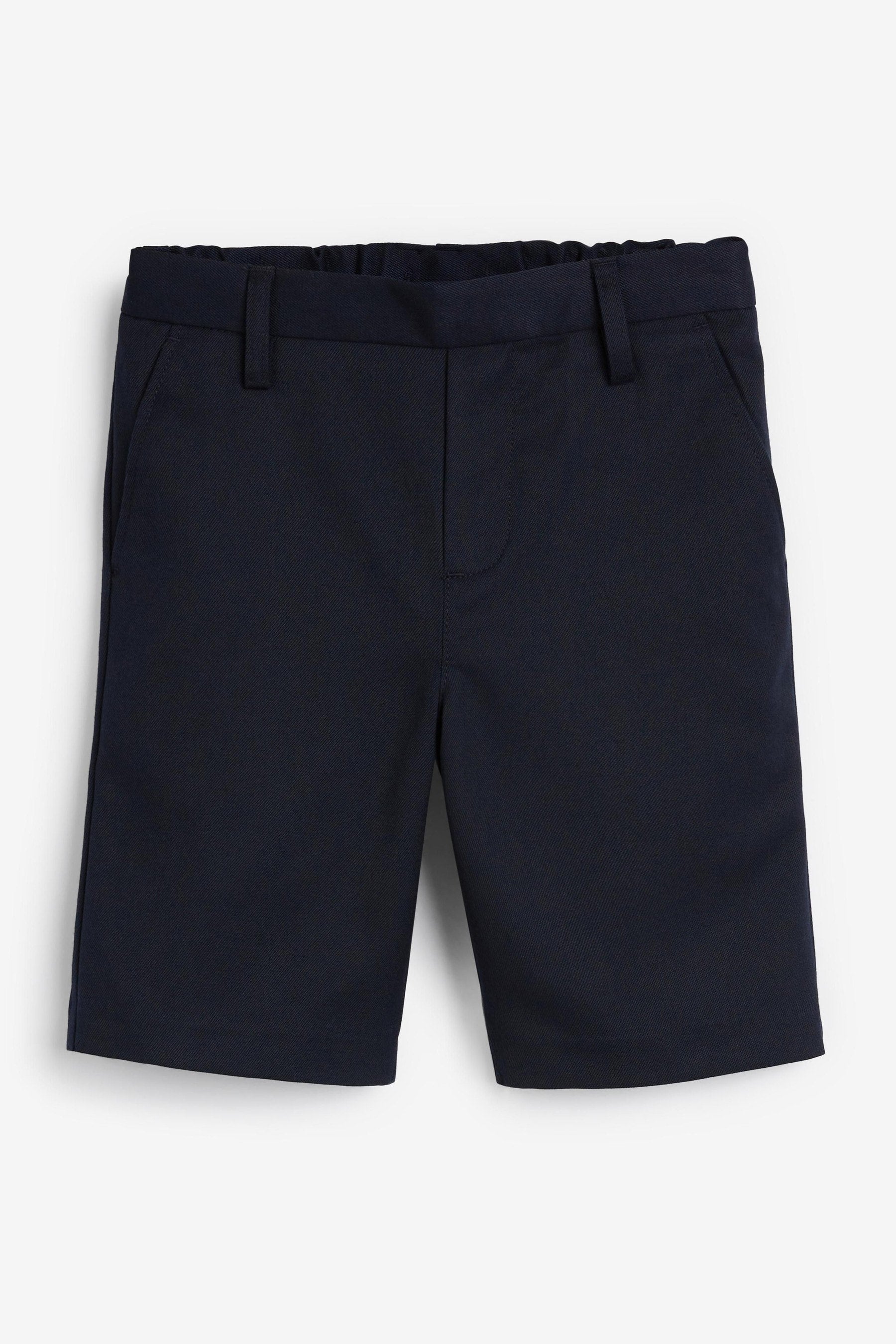 Navy Flat Front Shorts (3-14yrs)